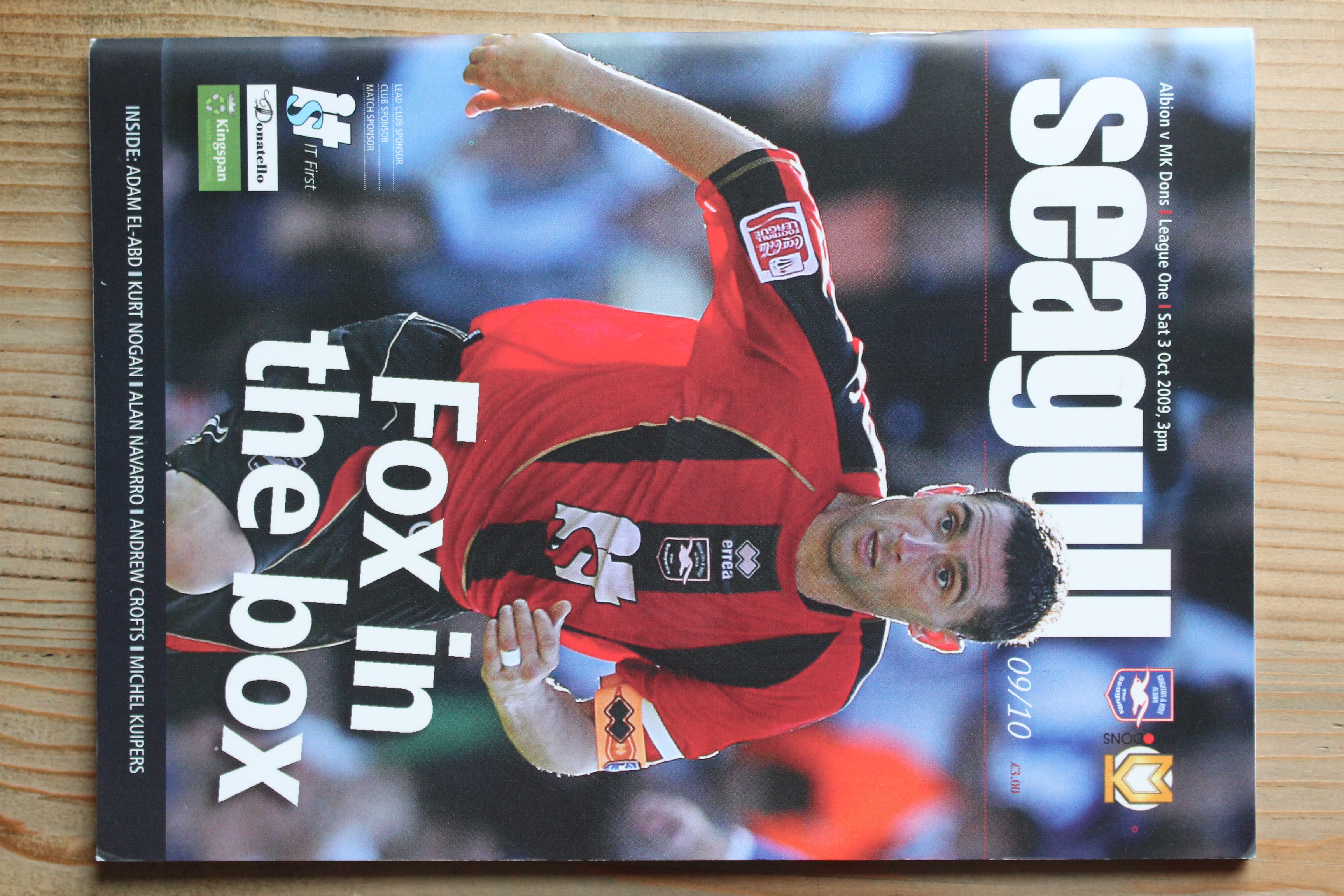 Brighton & Hove Albion FC v MK Dons (Milton Keynes Dons)