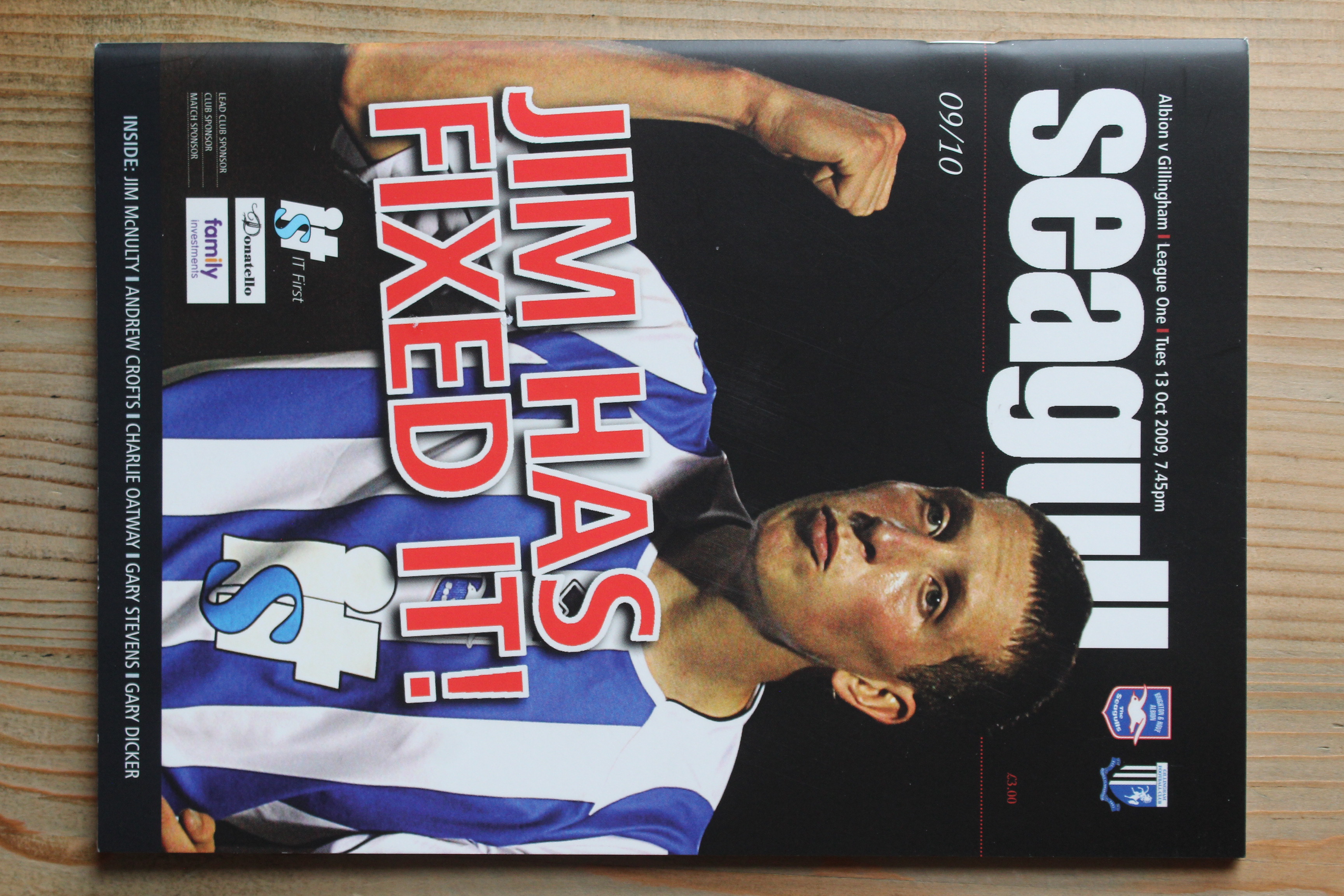 Brighton & Hove Albion FC v Gillingham FC