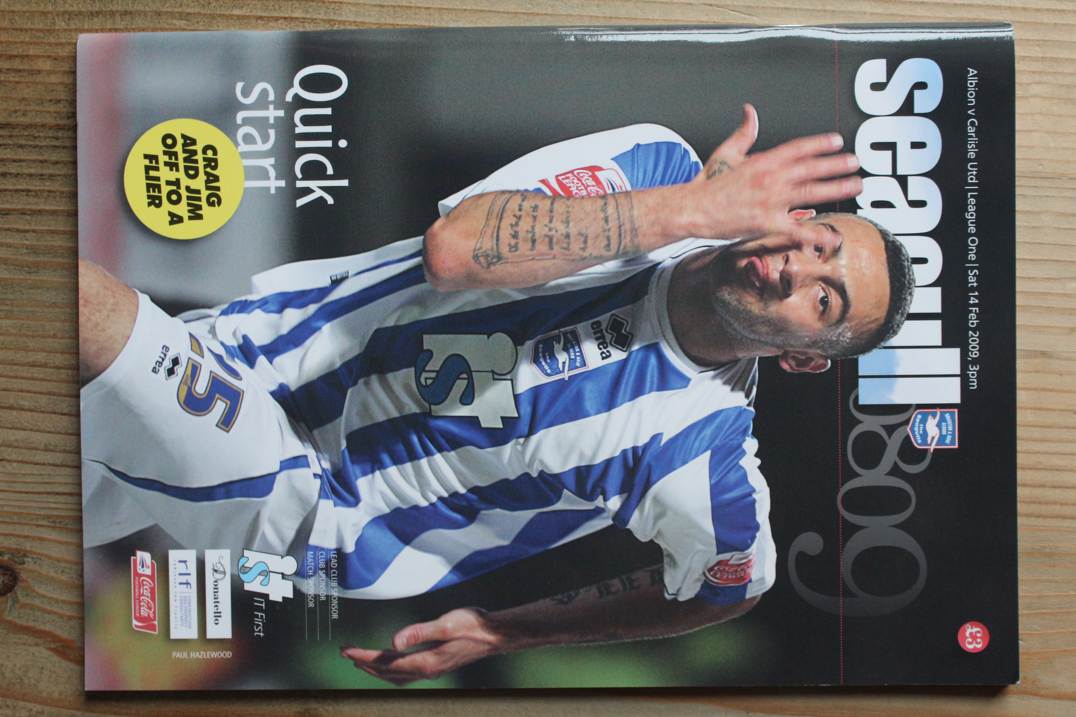 Brighton & Hove Albion FC v Carlisle United FC