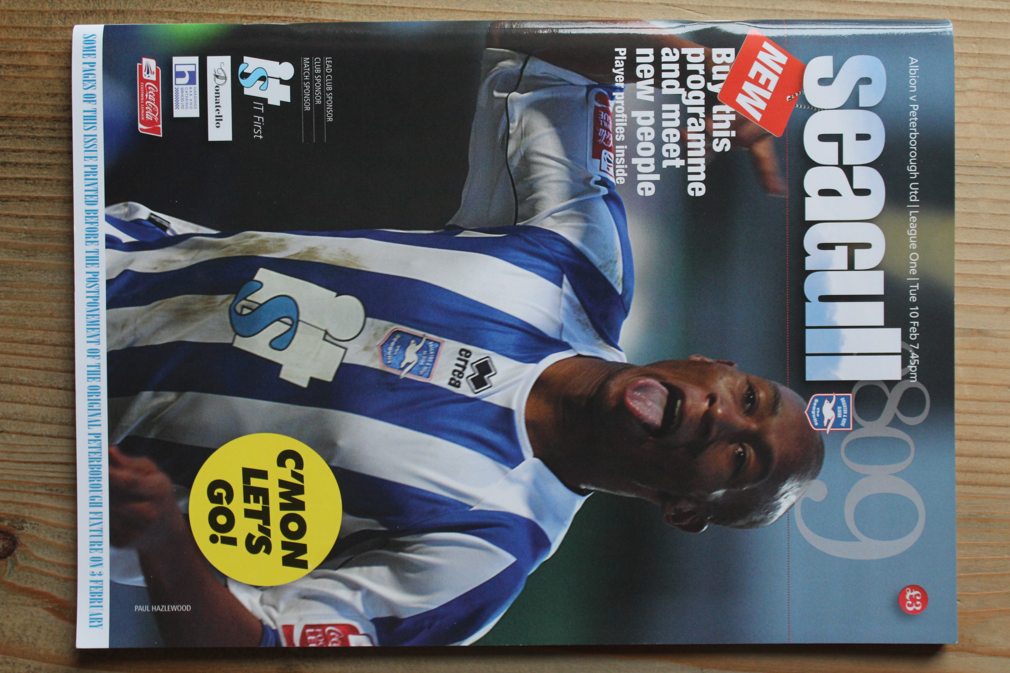 Brighton & Hove Albion FC v Peterborough United FC