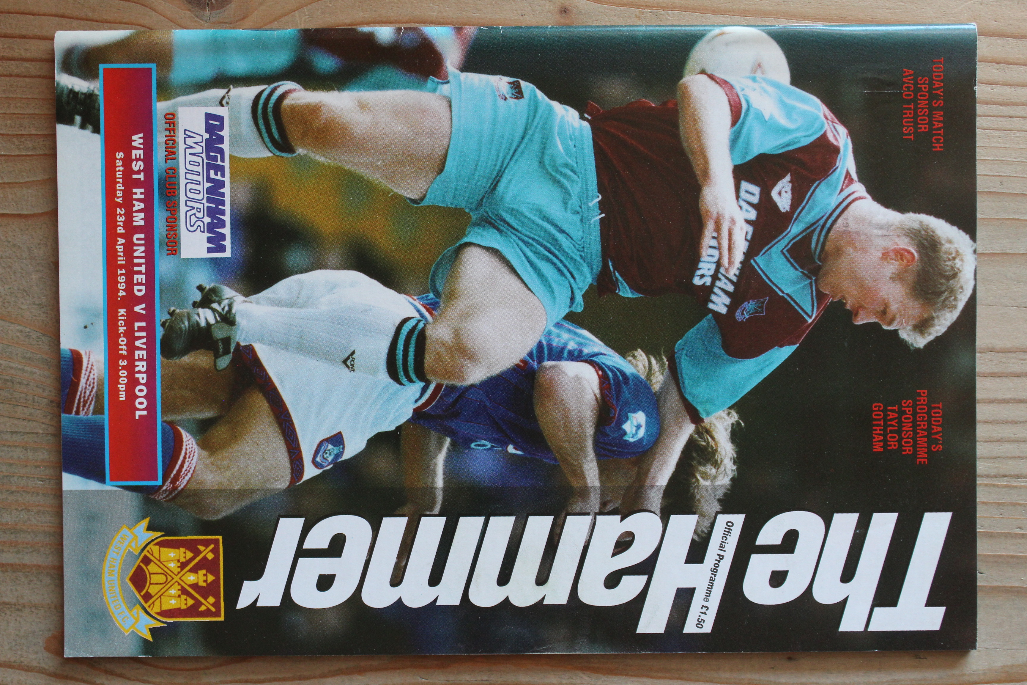 West Ham United FC v Liverpool FC