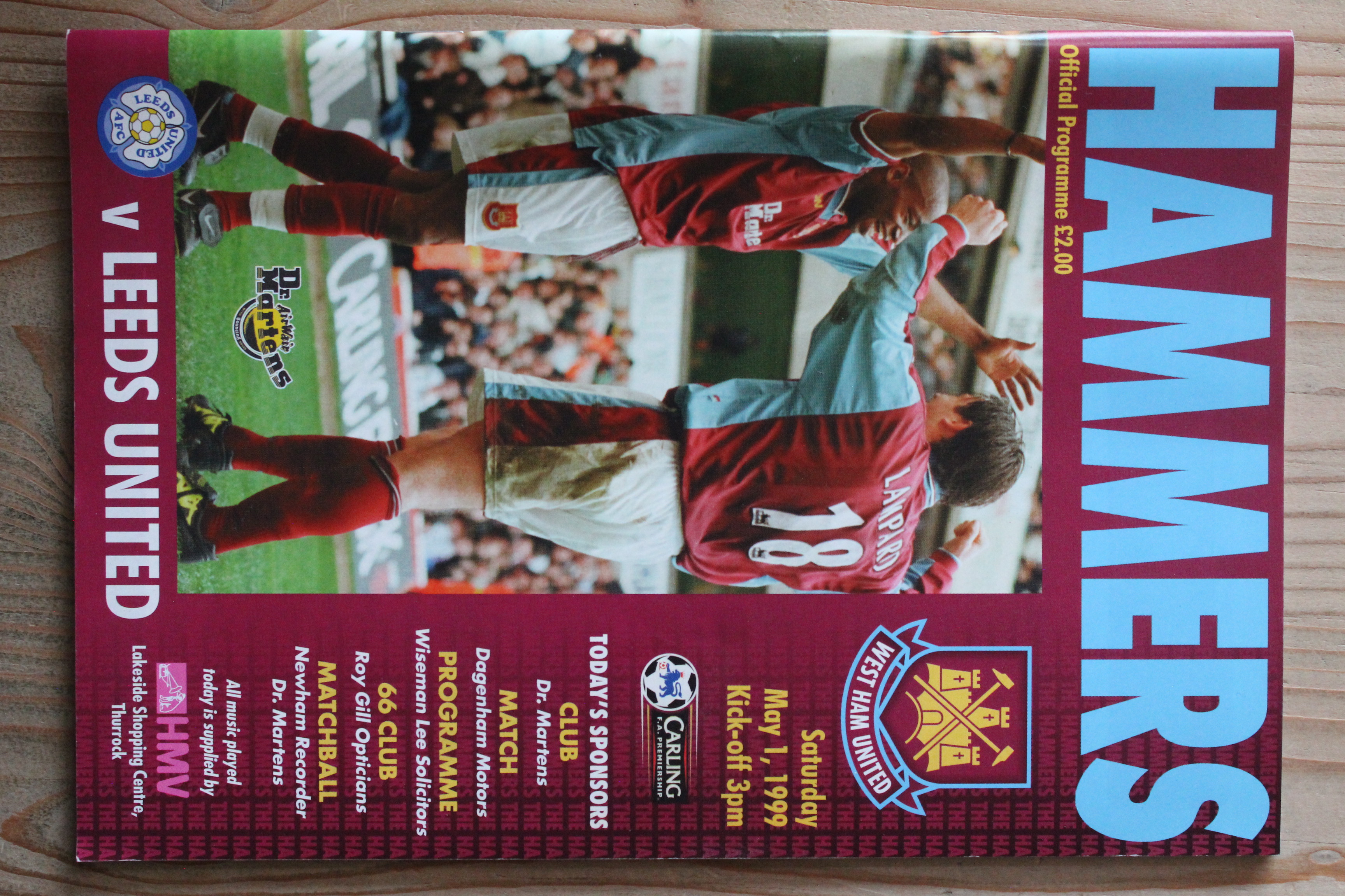 West Ham United FC v Leeds United FC
