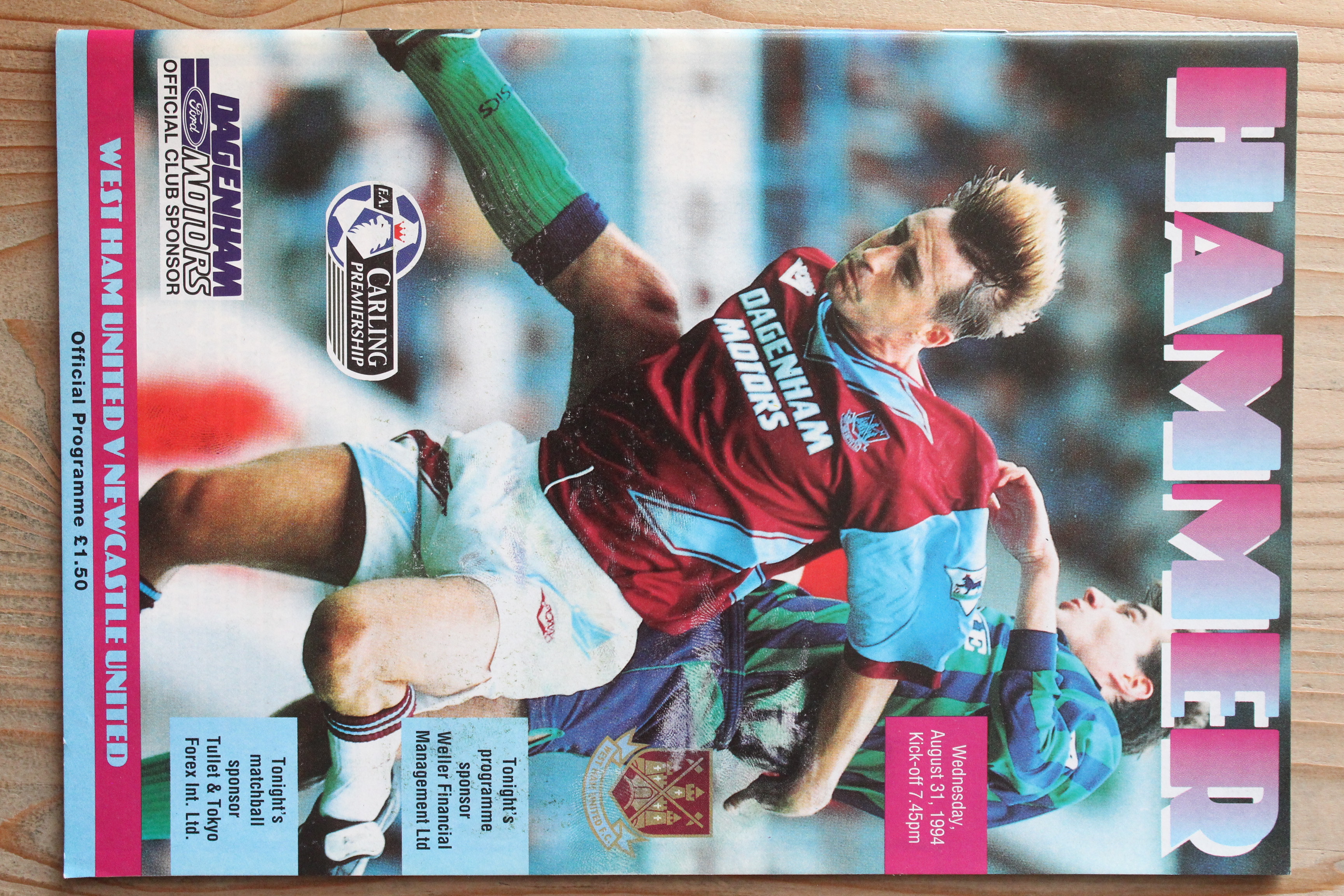 West Ham United FC v Newcastle United FC