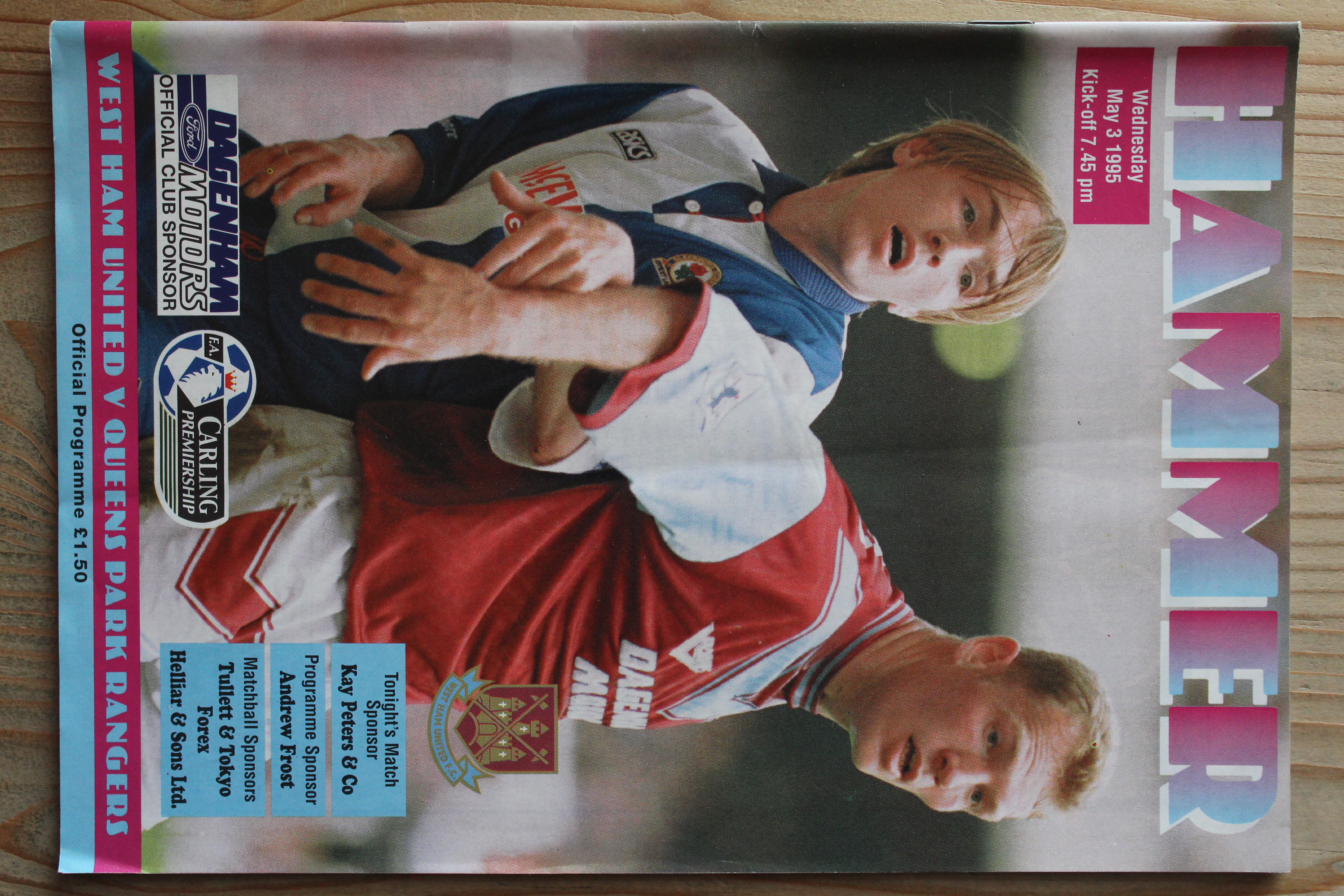 West Ham United FC v Queens Park Rangers FC