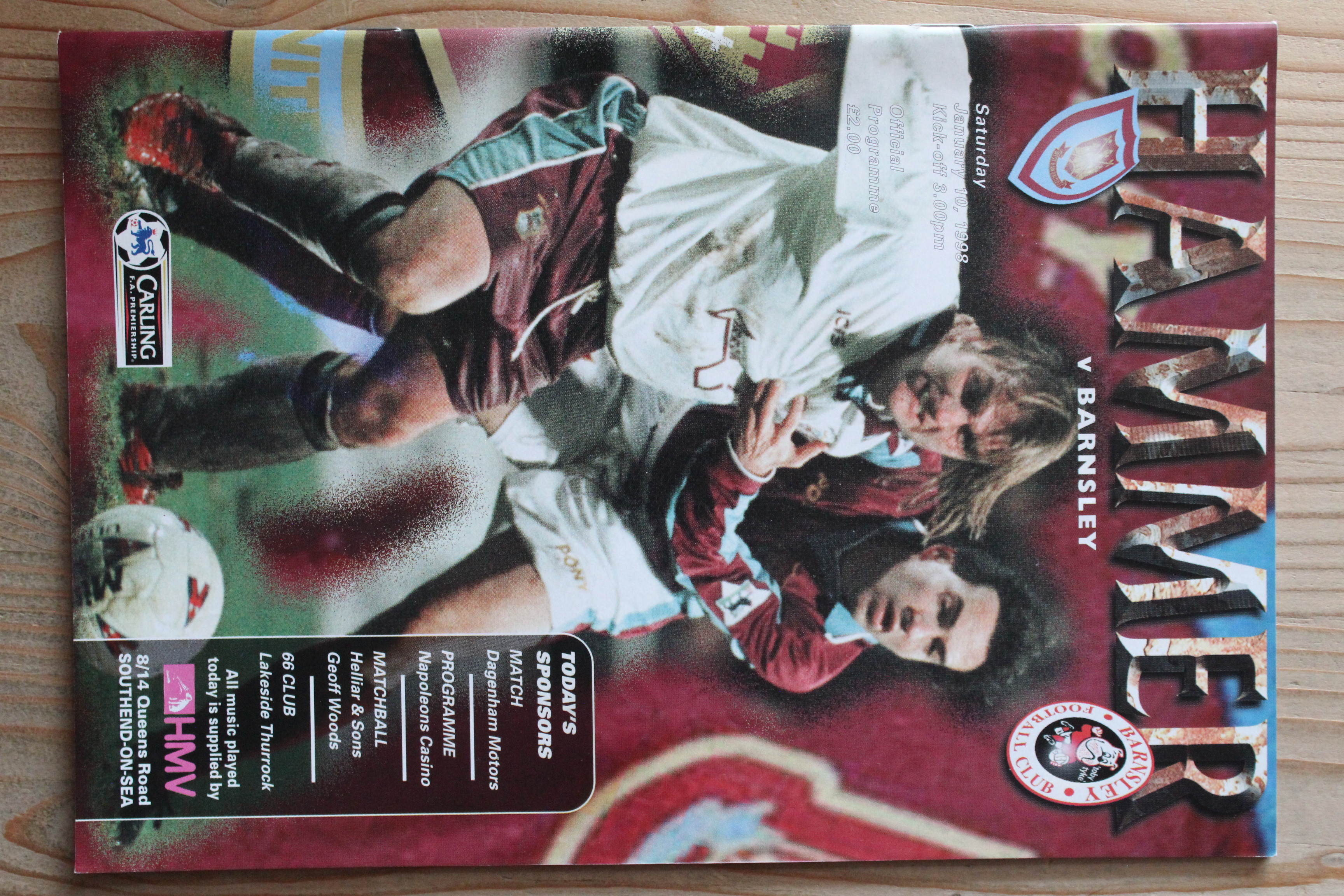 West Ham United FC v Barnsley FC