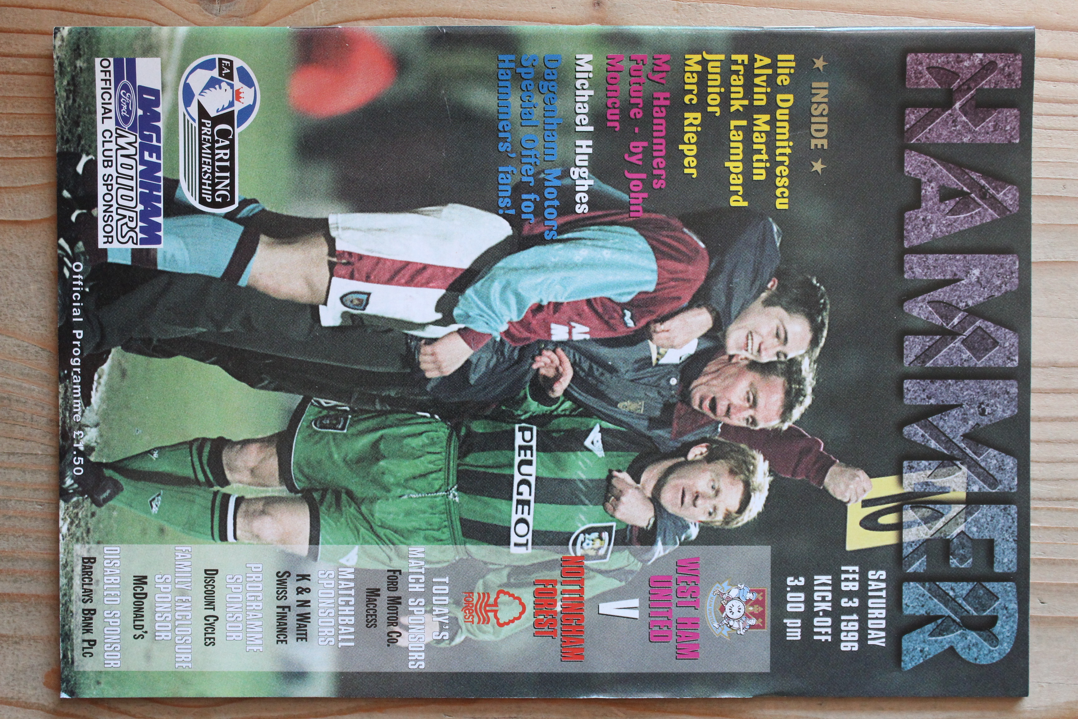 West Ham United FC v Nottingham Forest FC