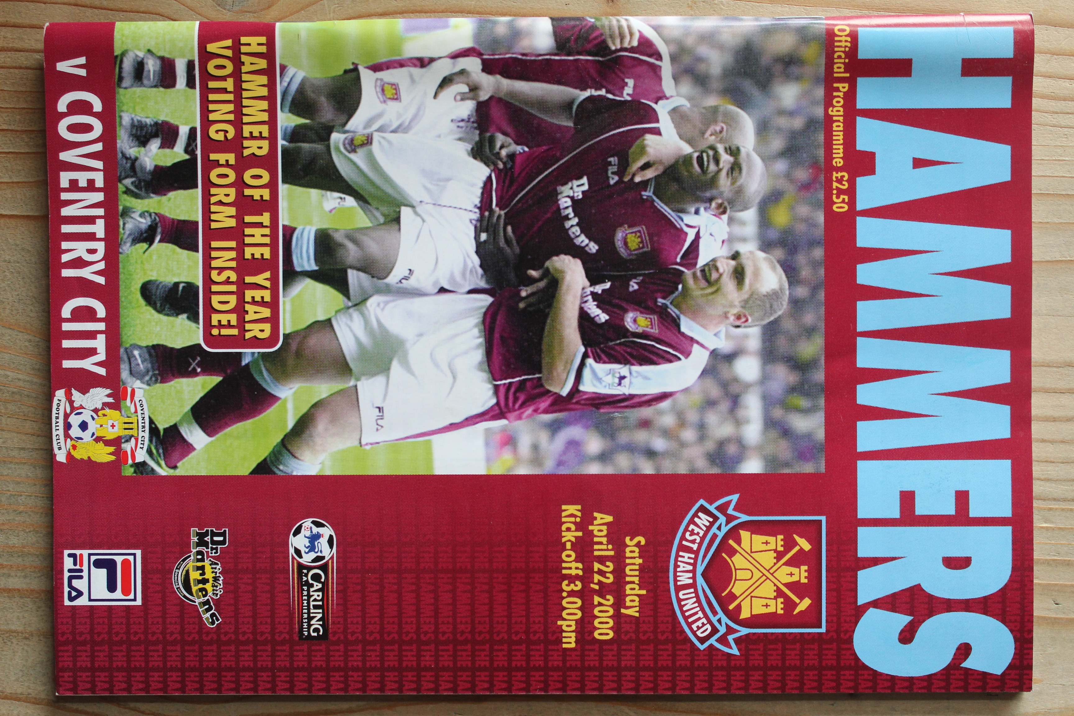 West Ham United FC v Coventry City FC
