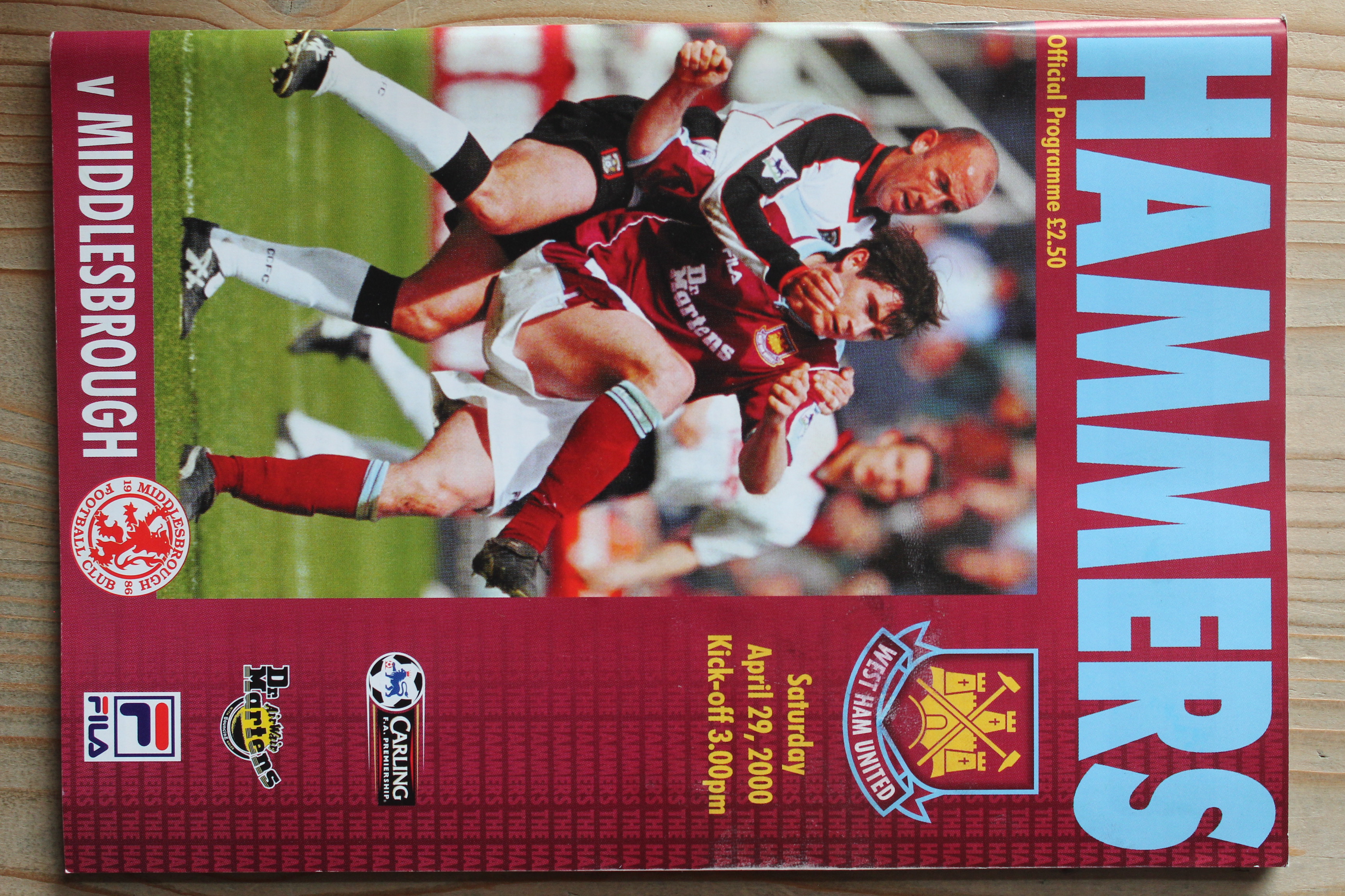 West Ham United FC v Middlesbrough FC