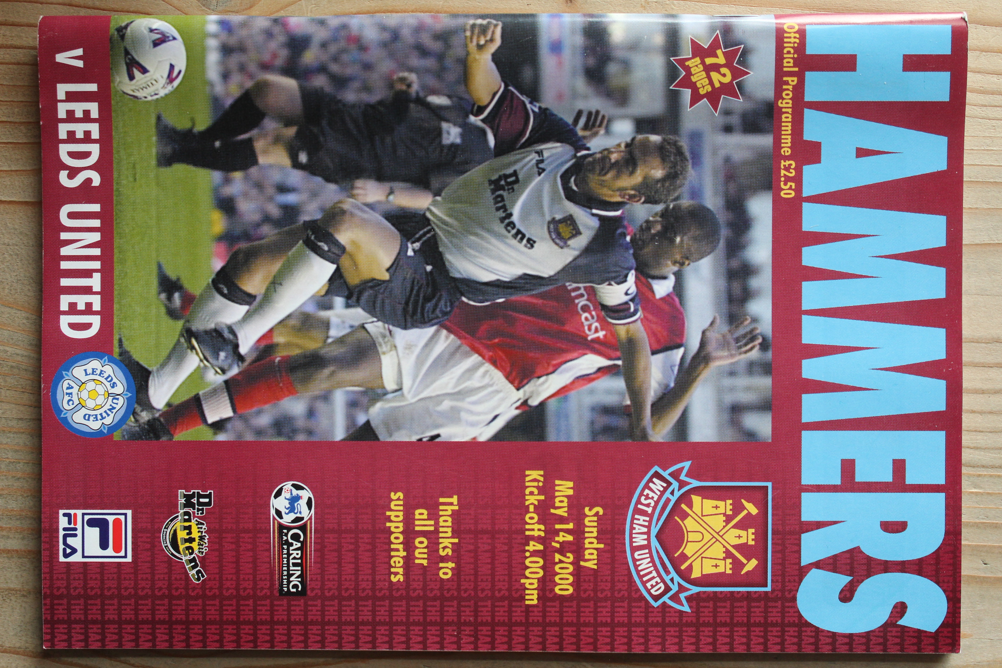 West Ham United FC v Leeds United FC