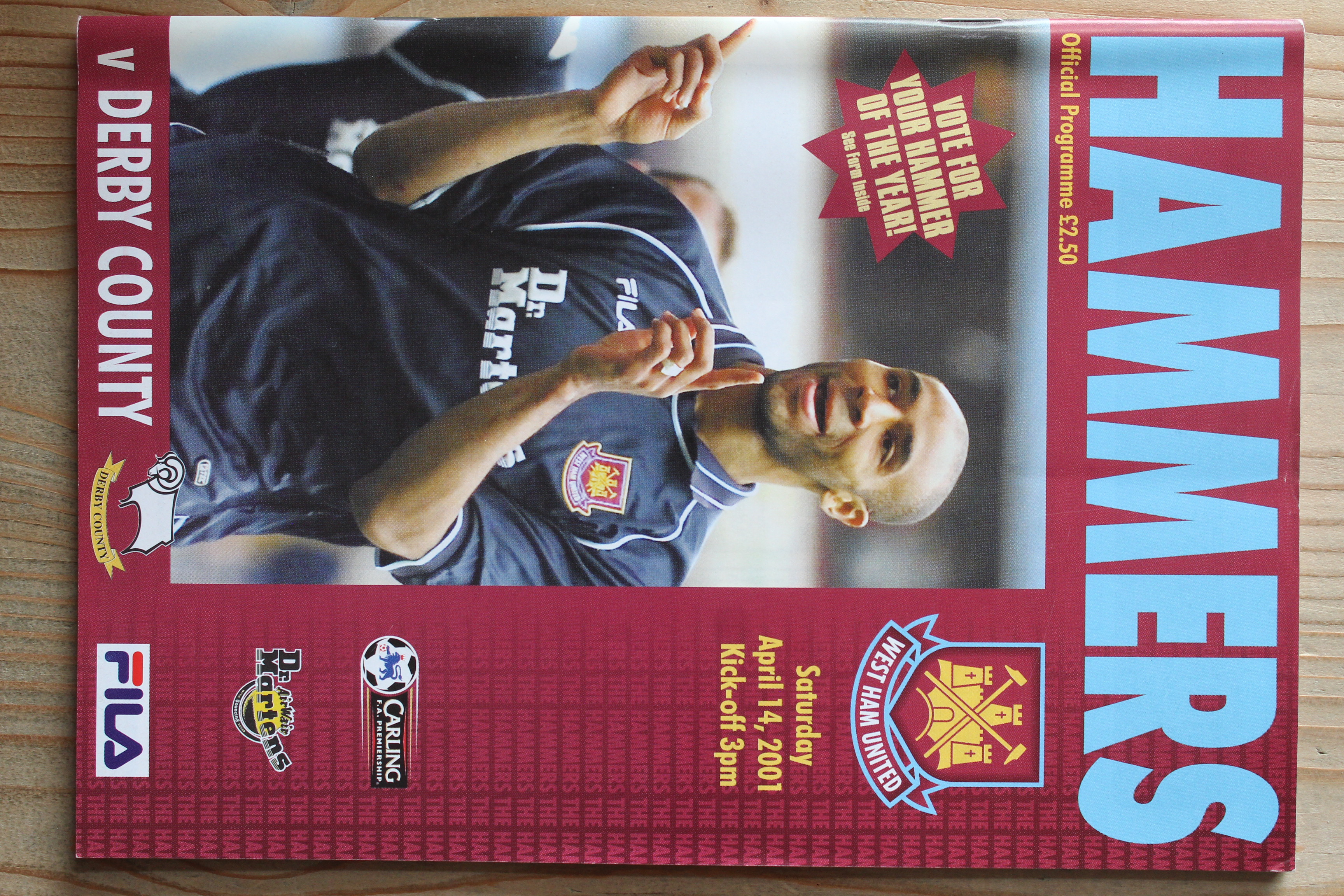 West Ham United FC v Derby County FC