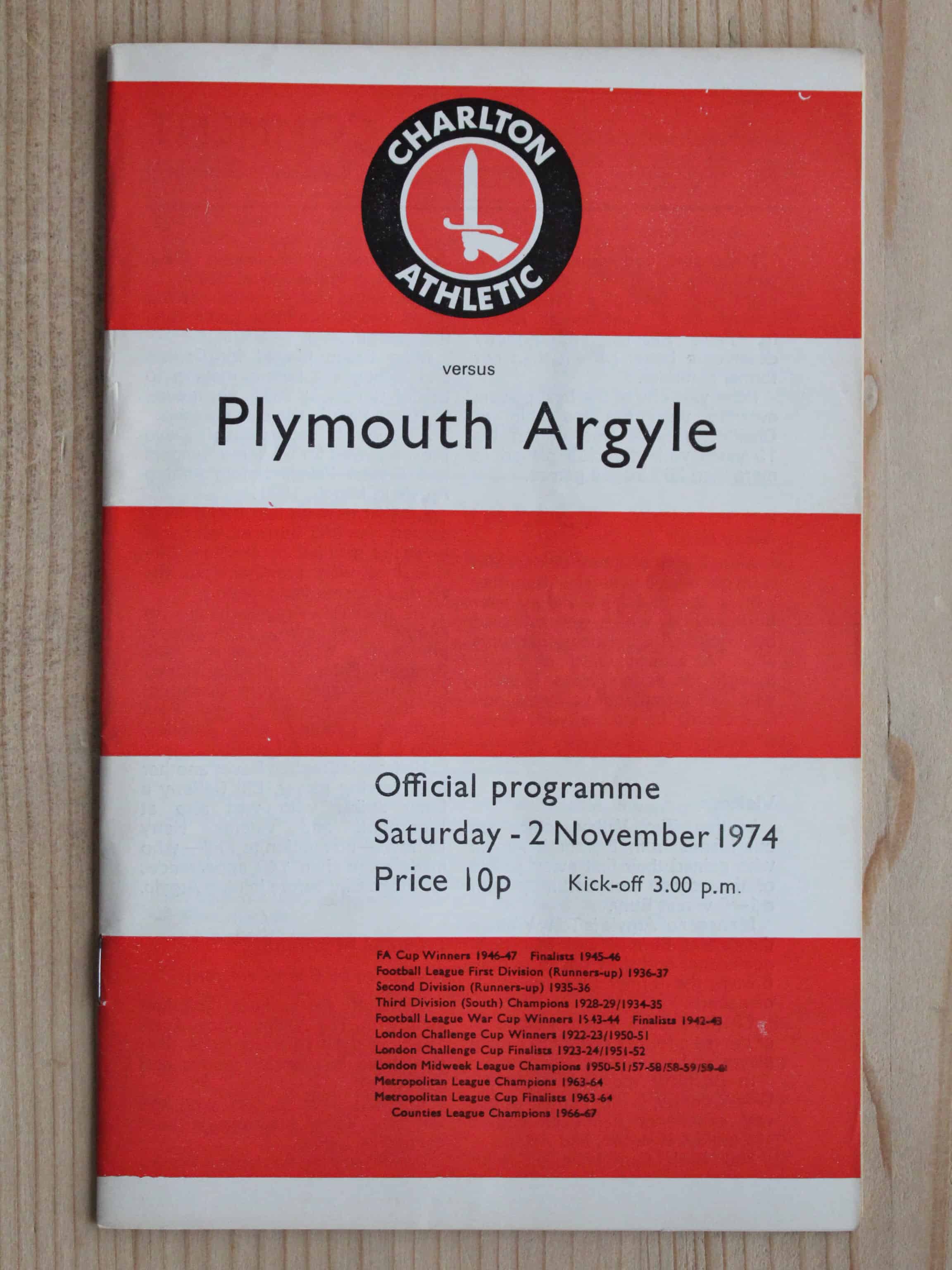 Charlton Athletic FC v Plymouth Argyle FC