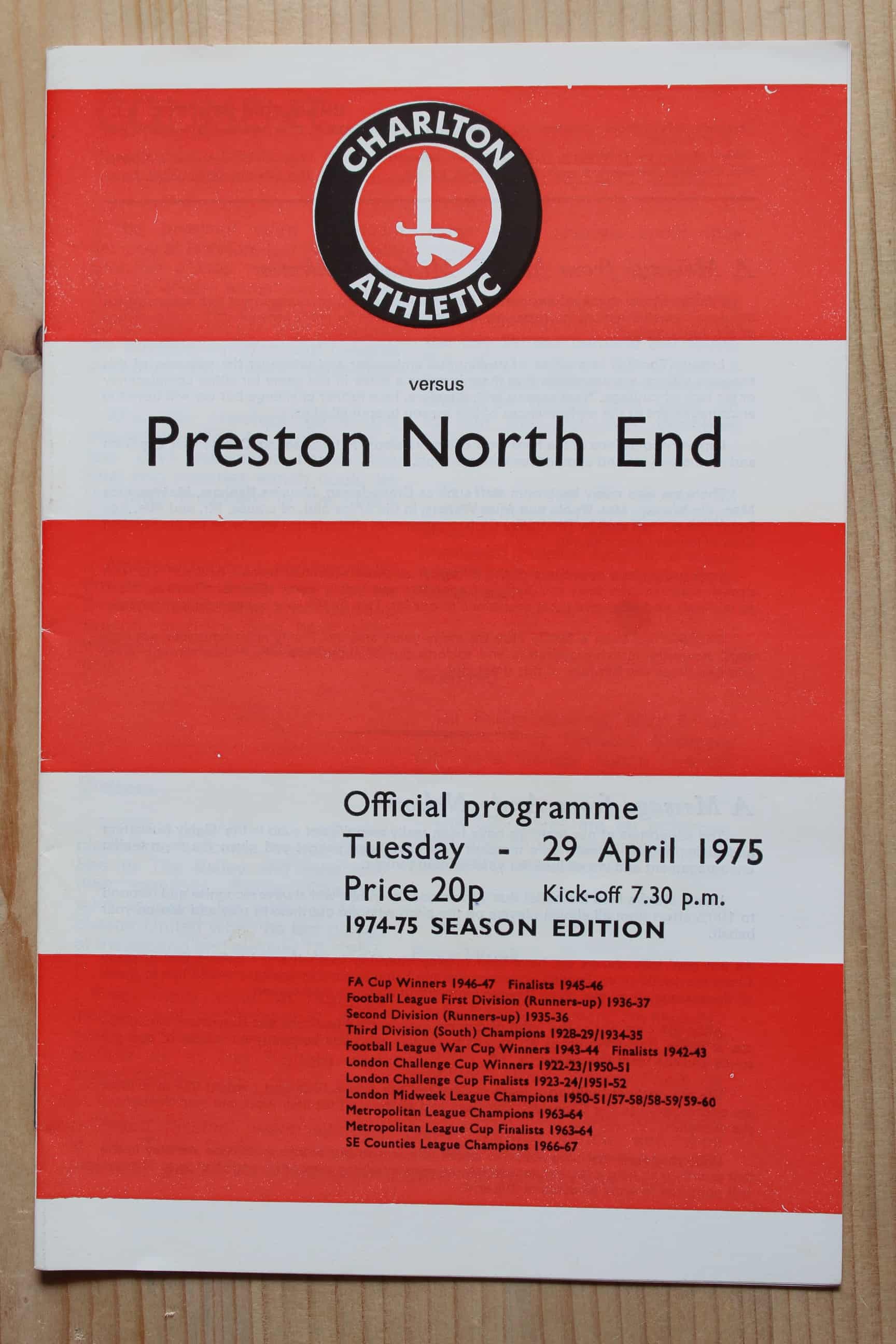 Charlton Athletic FC v Preston North End FC