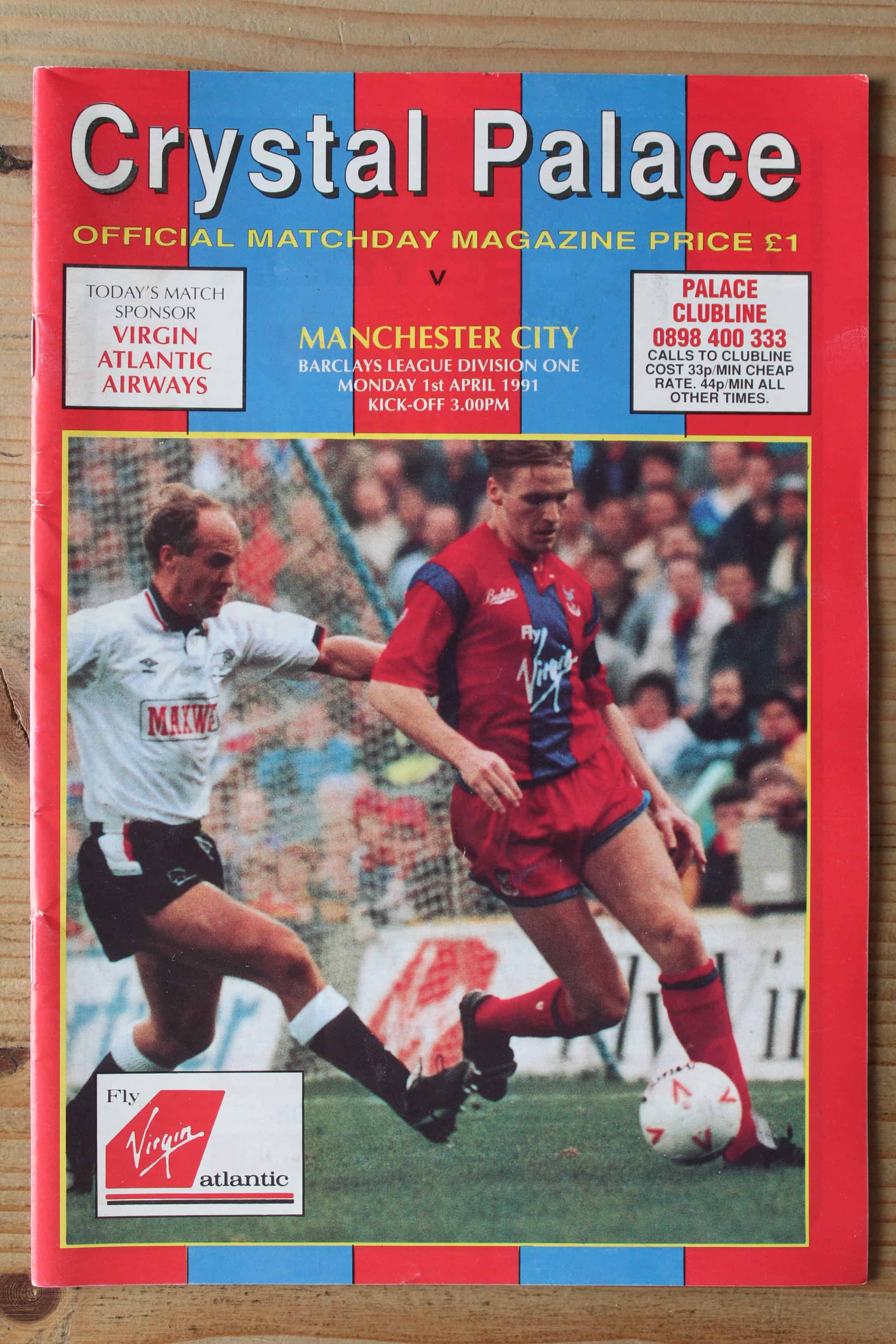 Crystal Palace FC v Manchester City FC