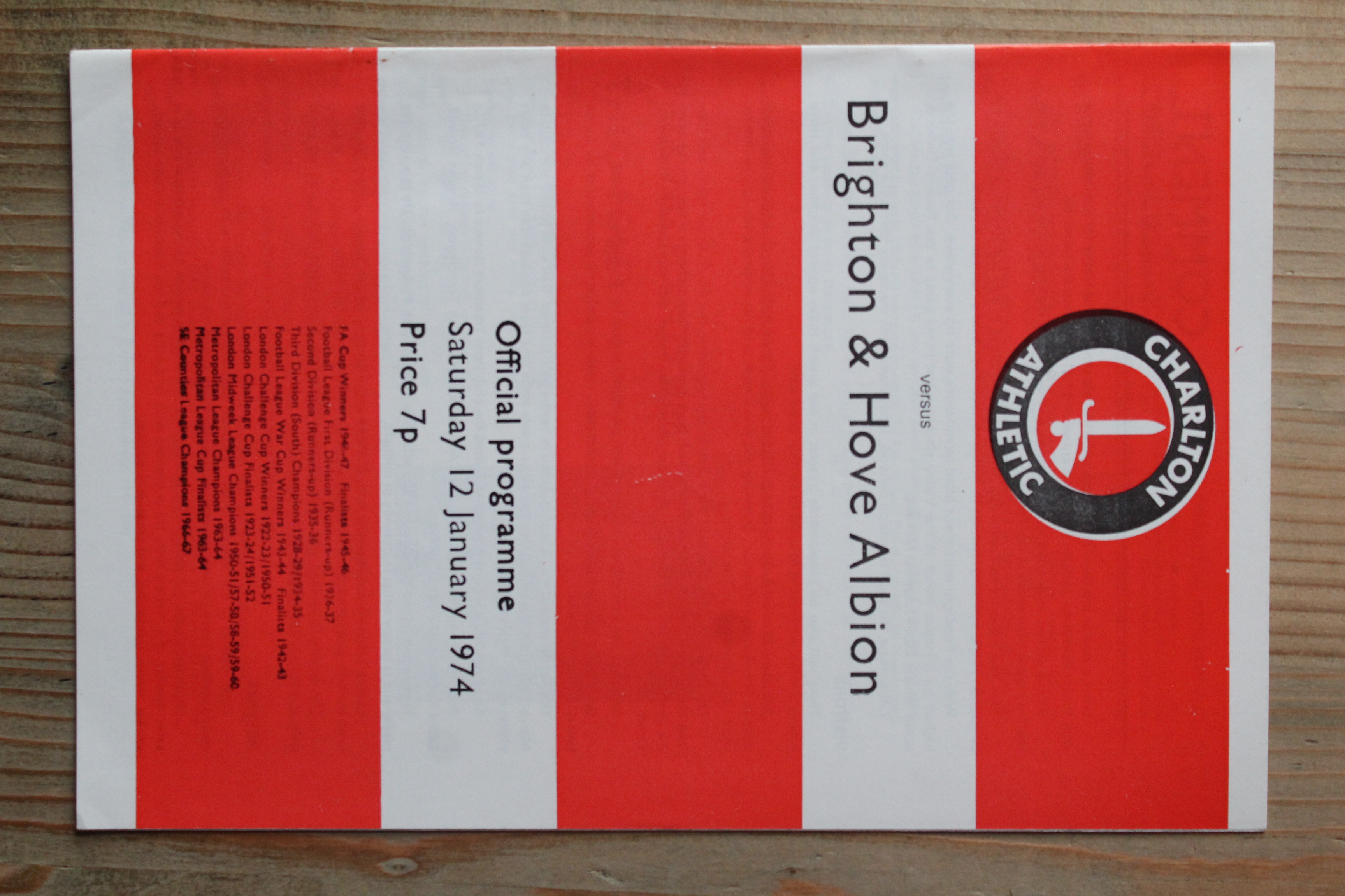 Charlton Athletic FC v Brighton & Hove Albion FC