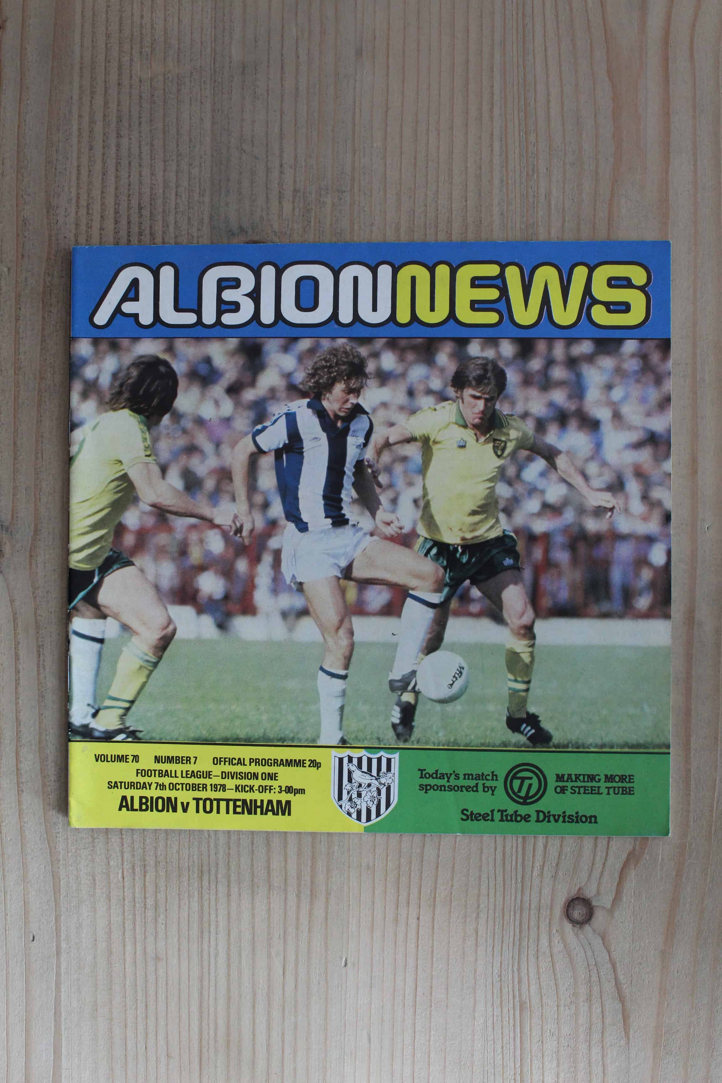 West Bromwich Albion FC  v Tottenham Hotspur FC