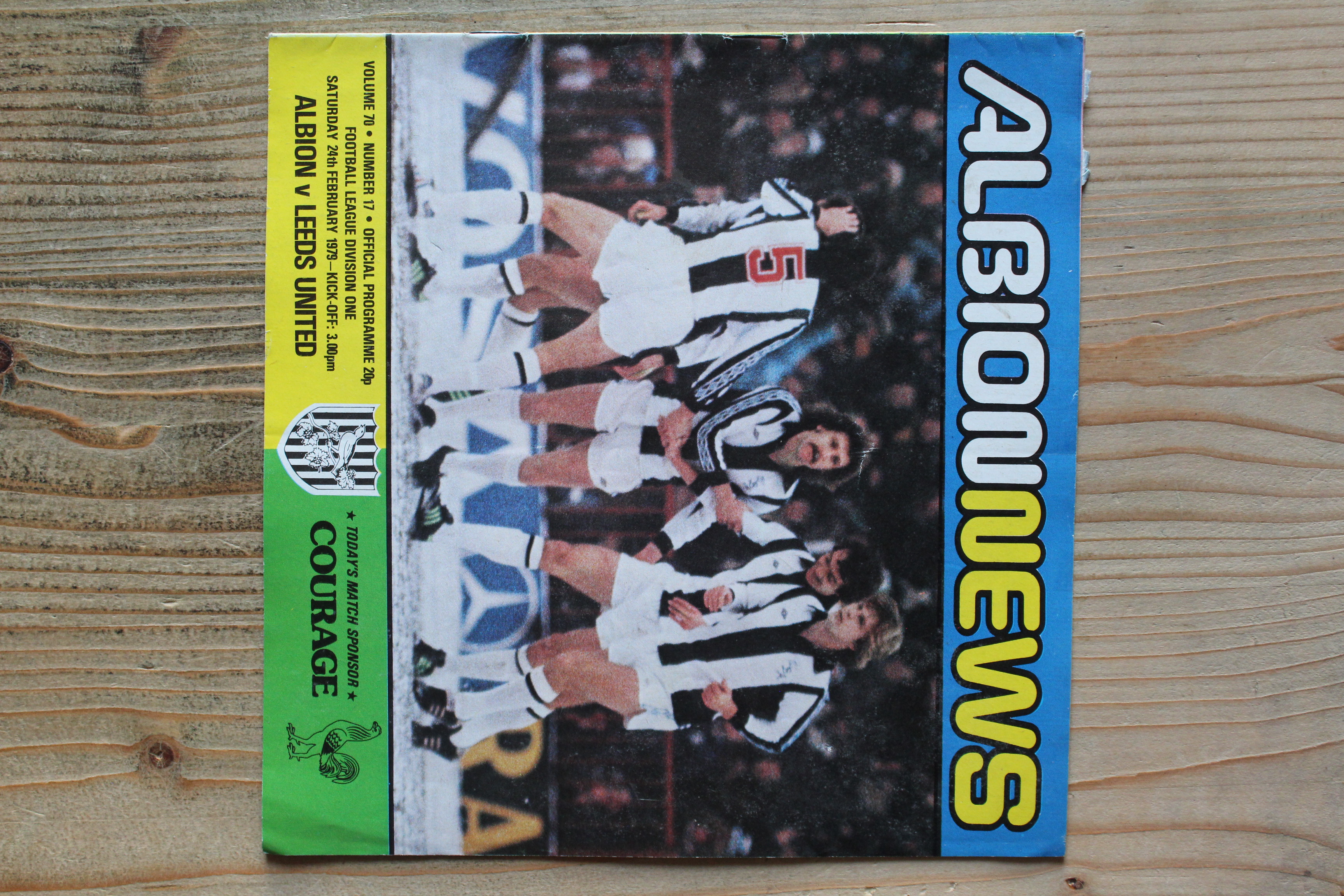 West Bromwich Albion FC  v Leeds United FC