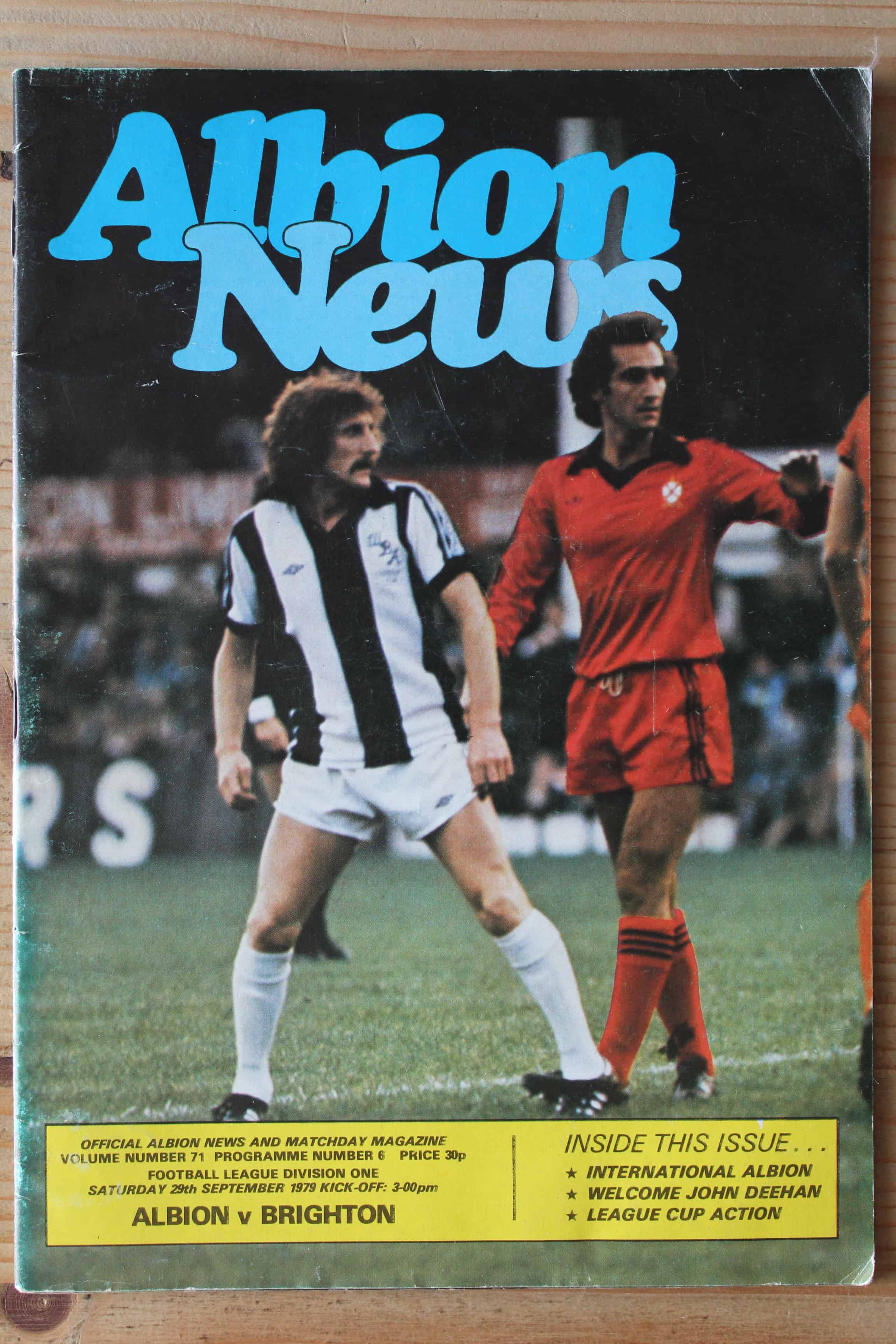 West Bromwich Albion FC  v Brighton & Hove Albion FC