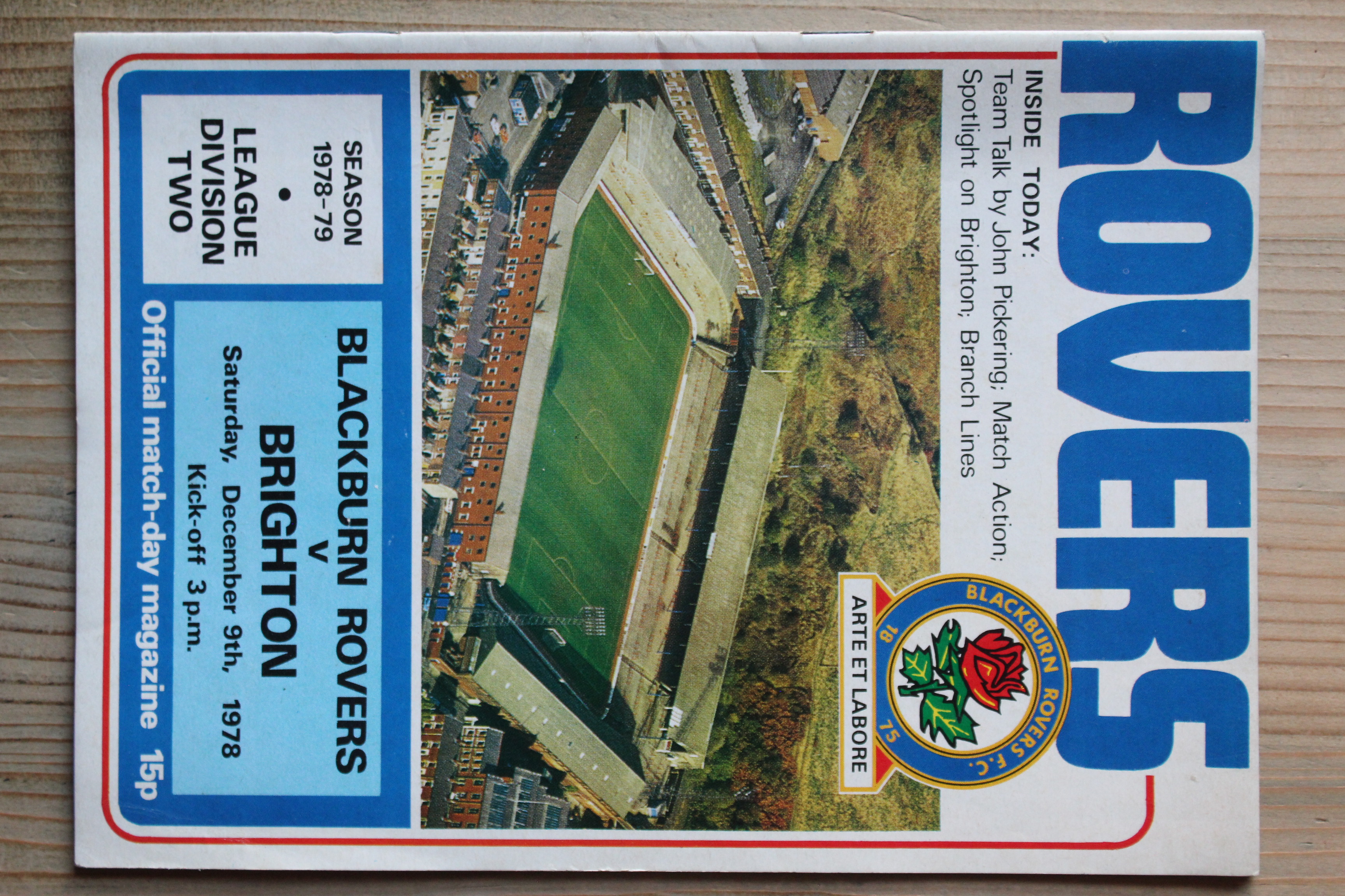 Blackburn Rovers FC v Brighton & Hove Albion FC