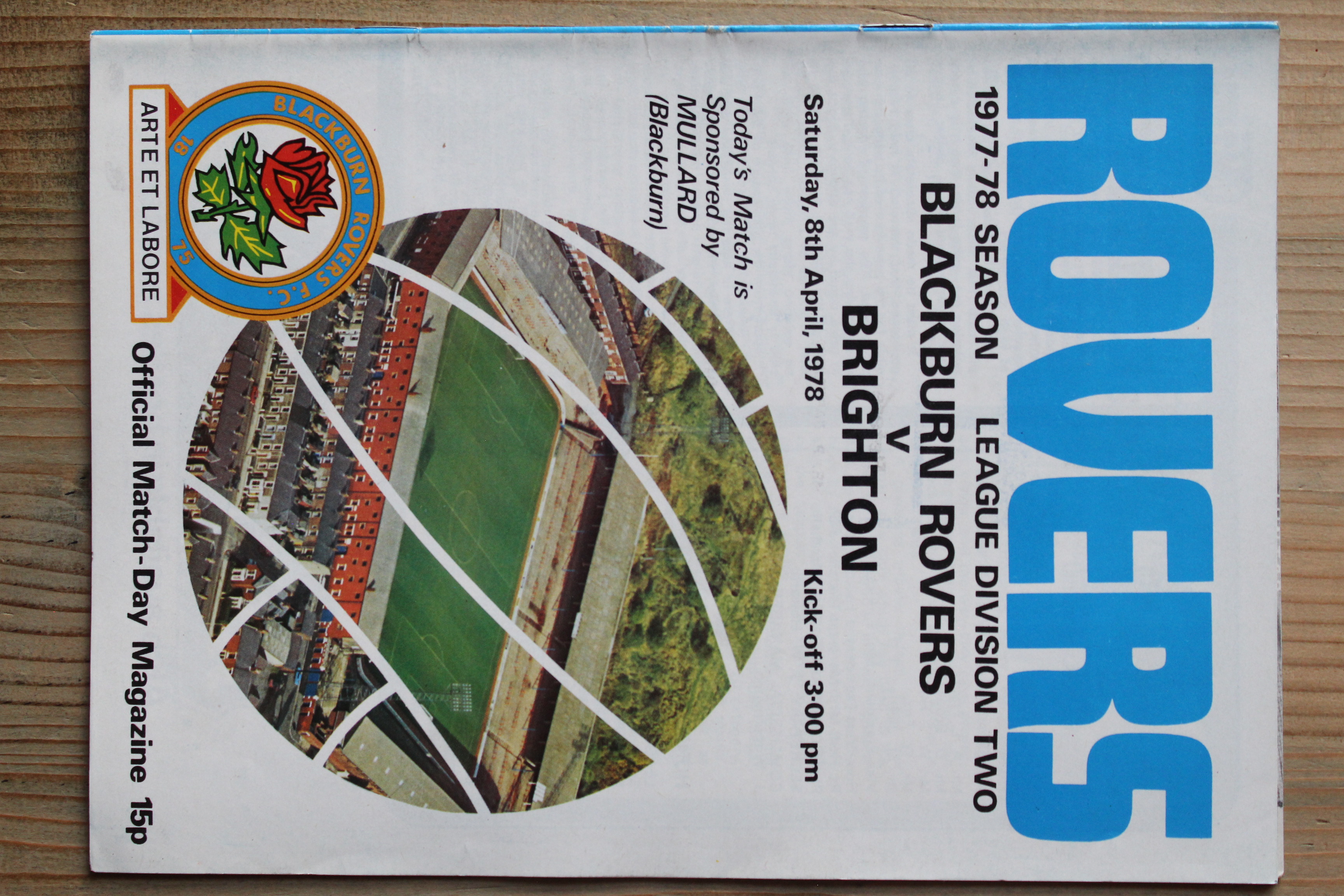 Blackburn Rovers FC v Brighton & Hove Albion FC