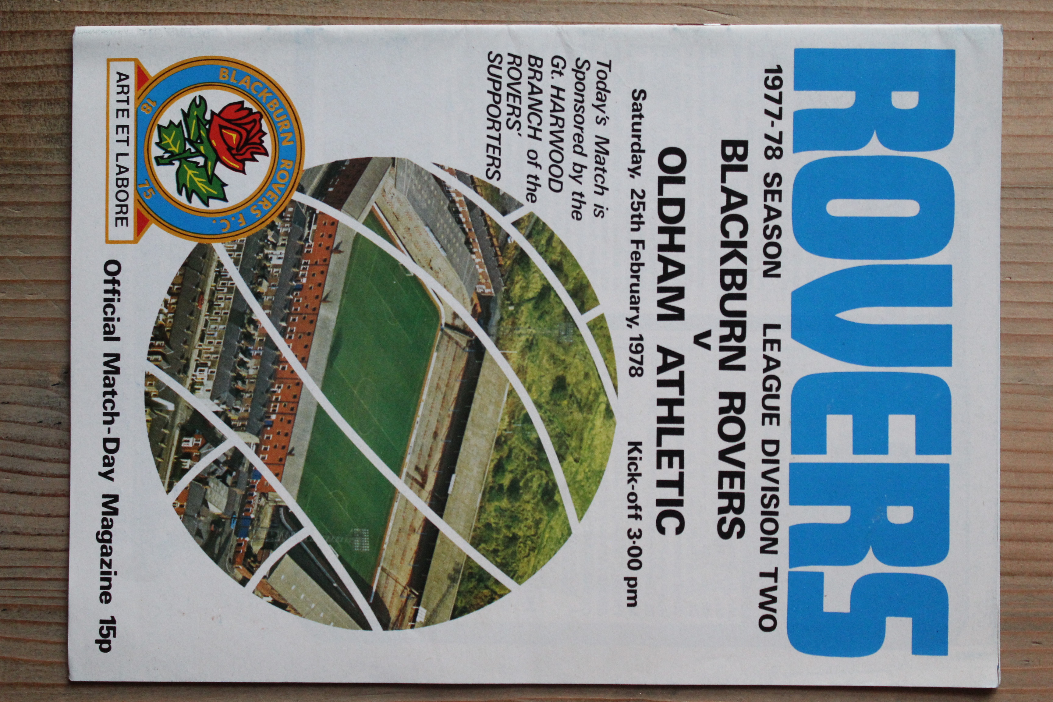Blackburn Rovers FC v Oldham Athletic FC