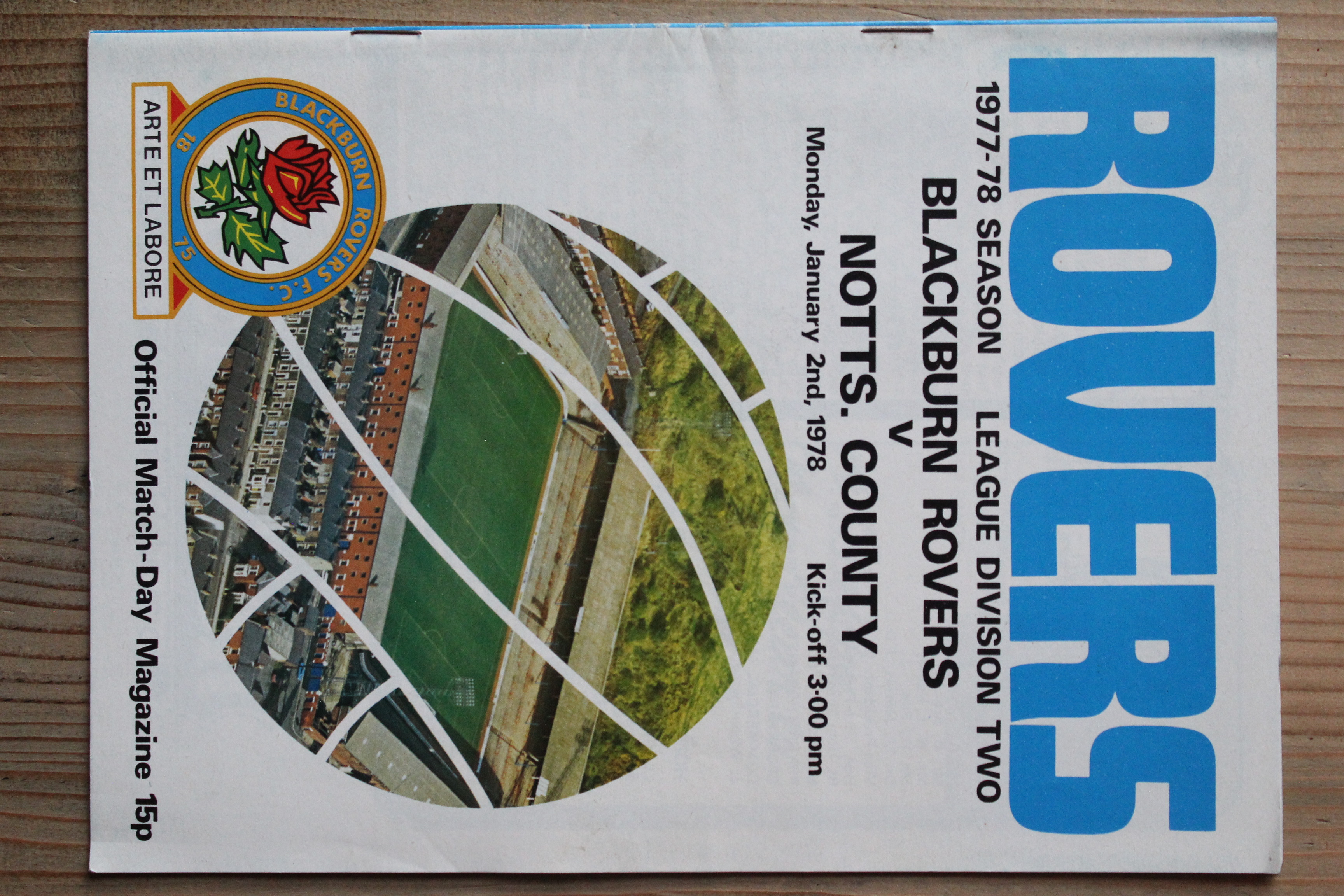 Blackburn Rovers FC v Notts County FC