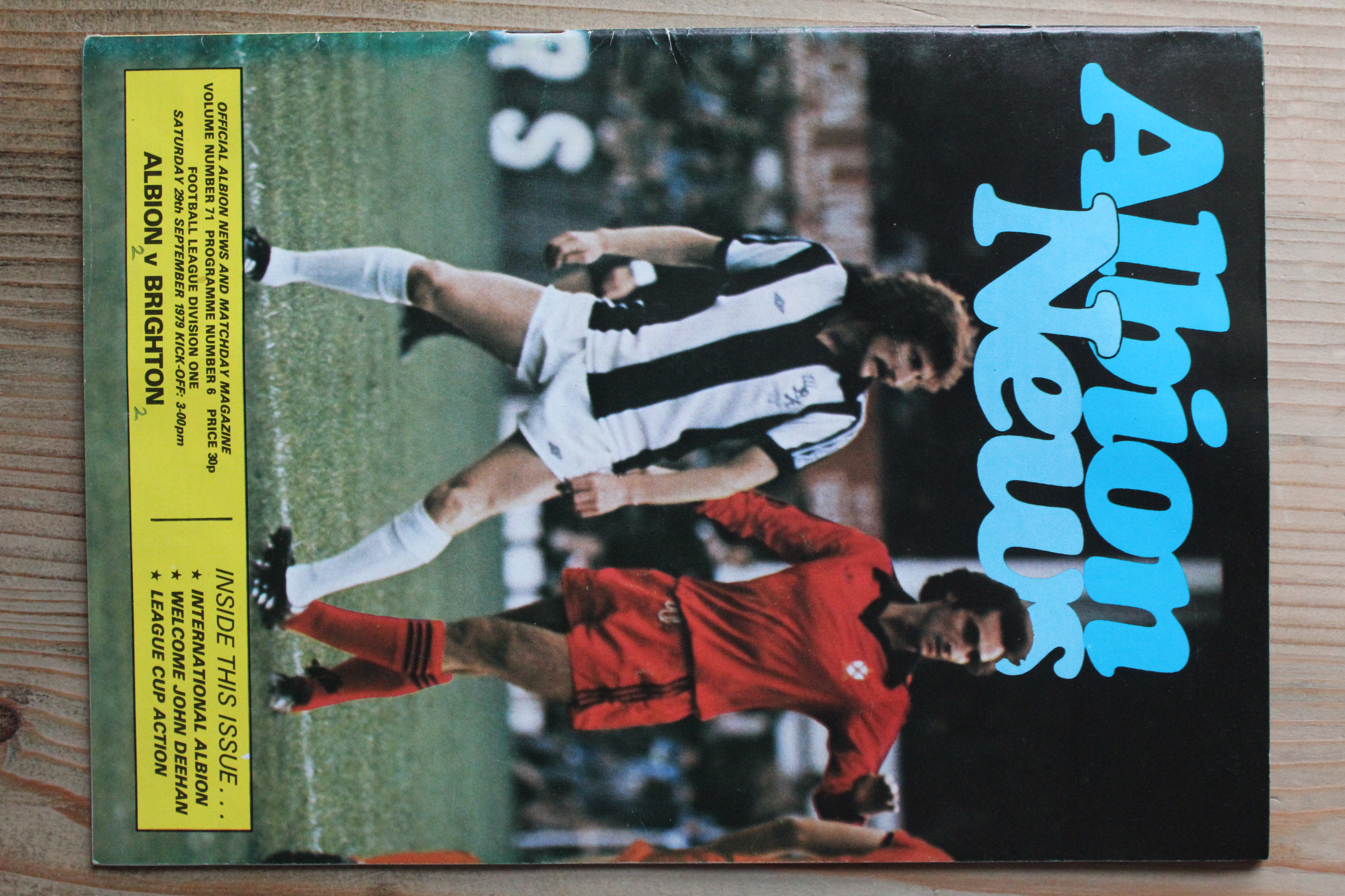 West Bromwich Albion FC  v Brighton & Hove Albion FC