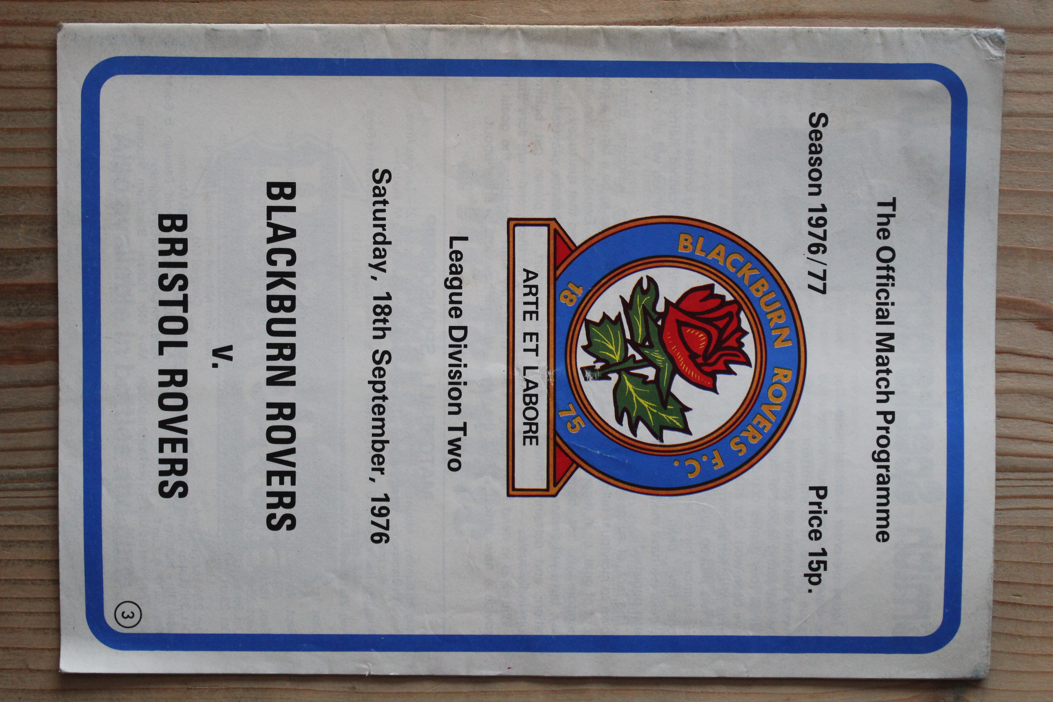 Blackburn Rovers FC v Bristol Rovers FC