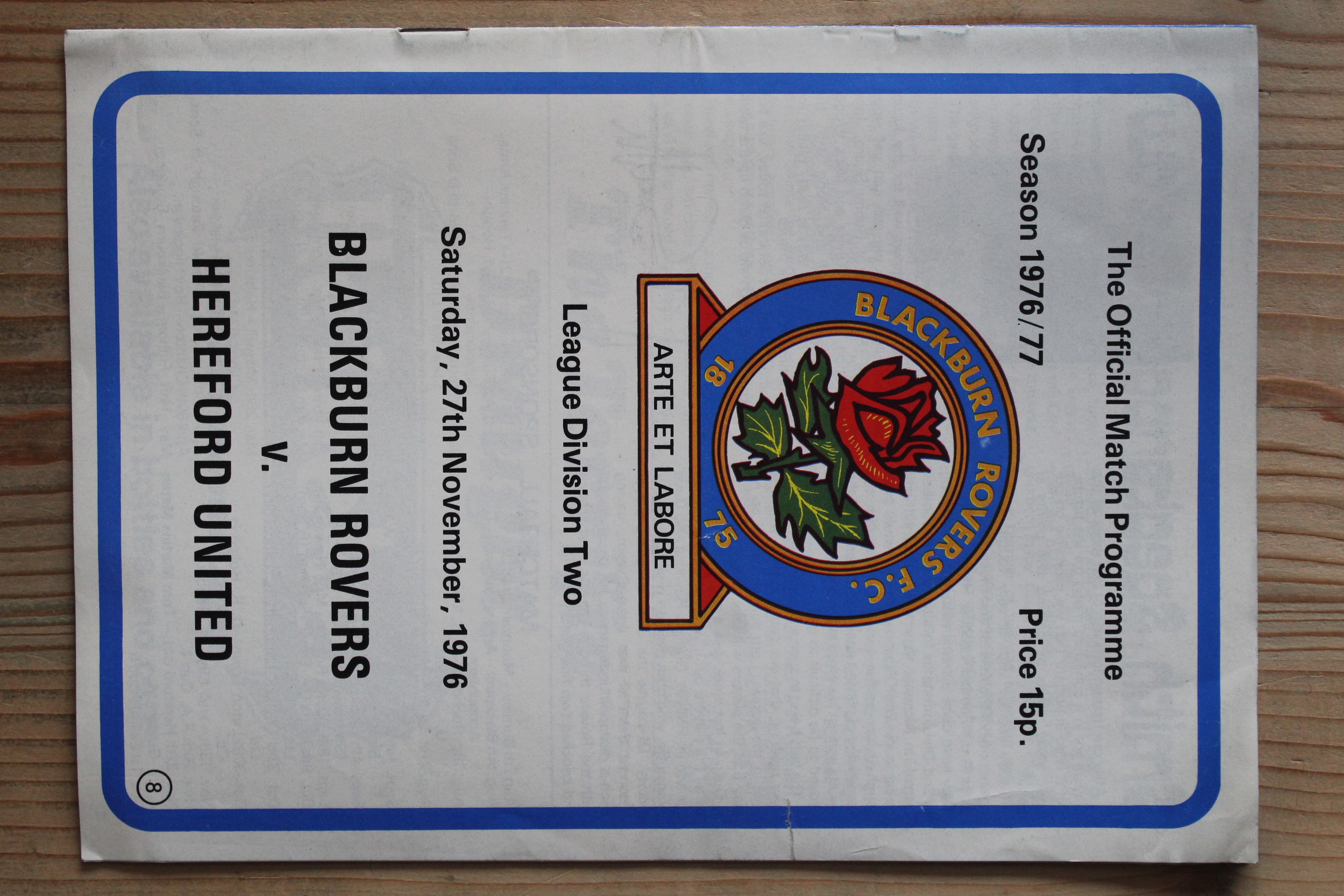 Blackburn Rovers FC v Hereford United