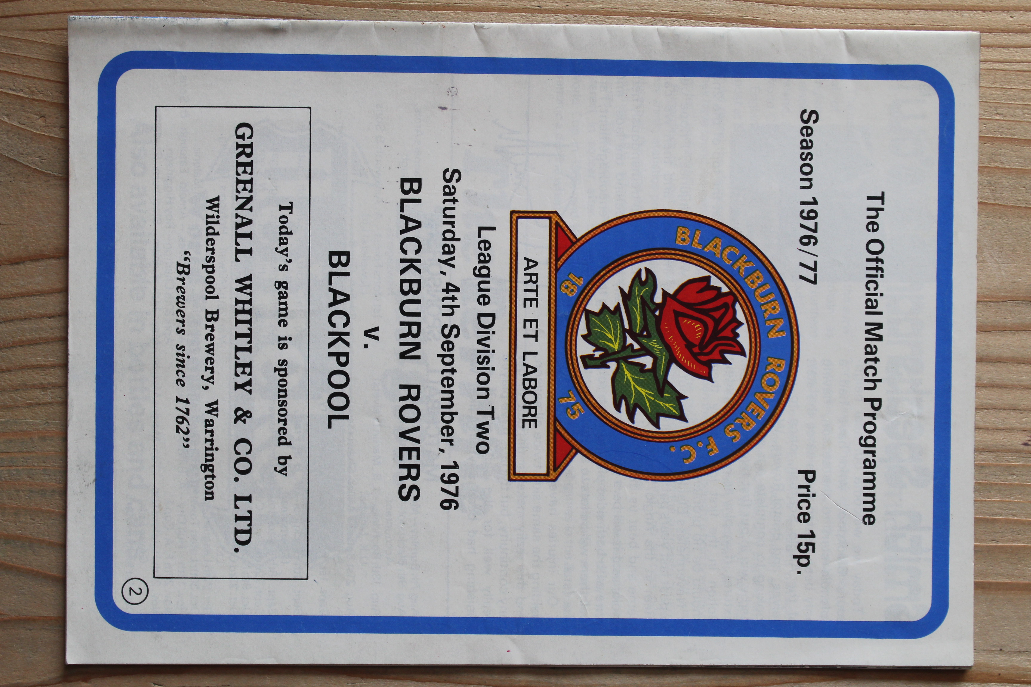 Blackburn Rovers FC v Blackpool FC