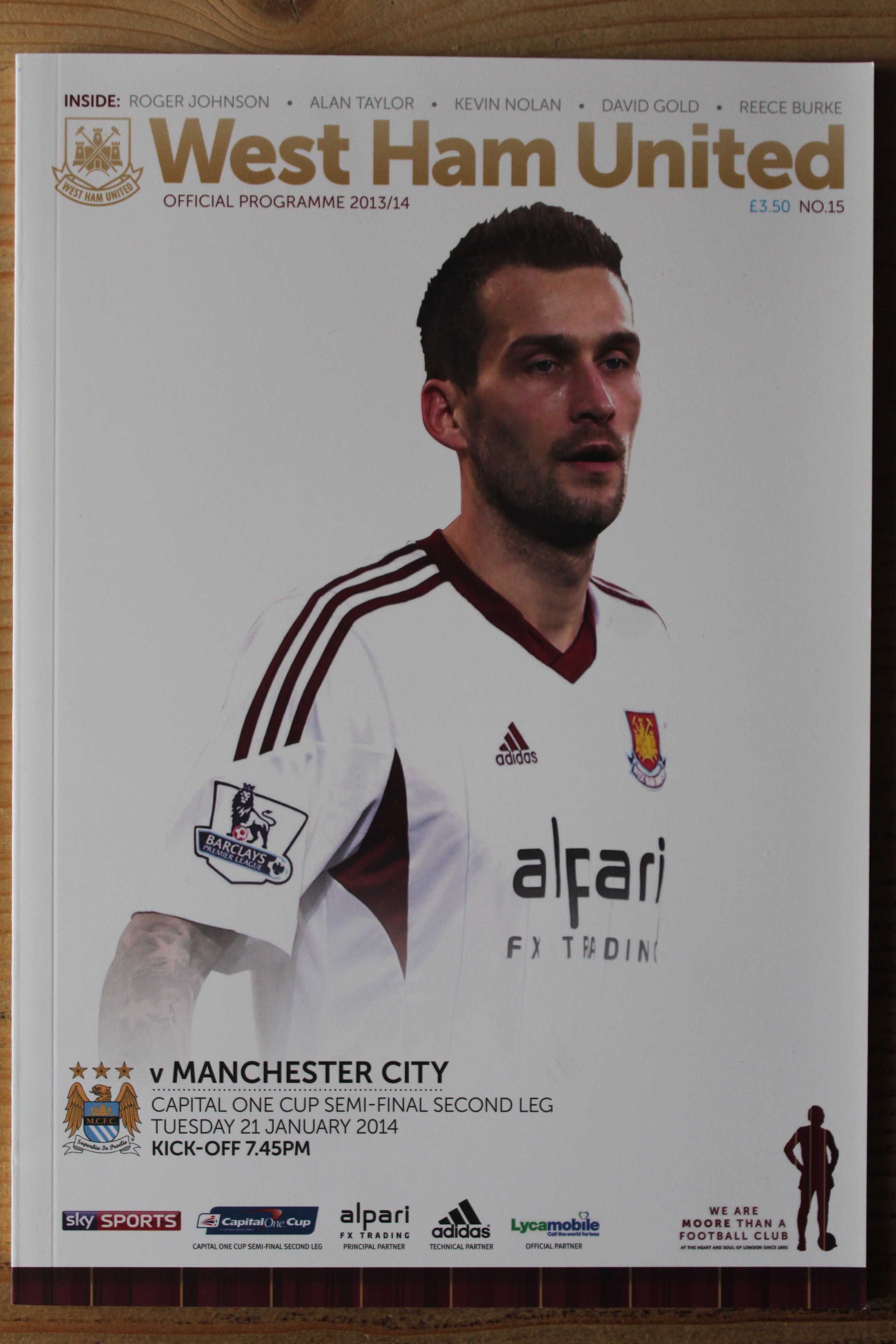 West Ham United FC v Manchester City FC