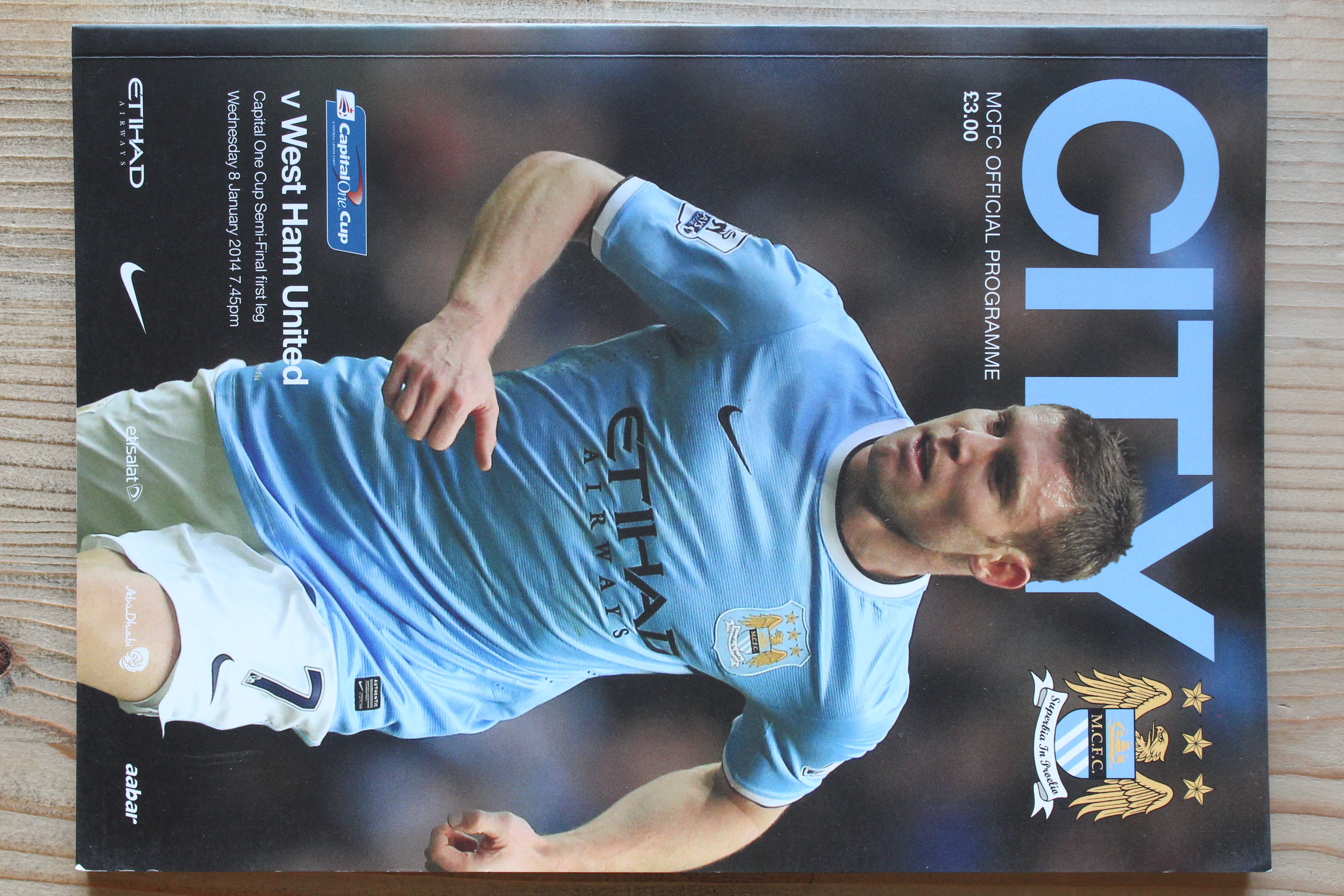 Manchester City FC v West Ham United FC
