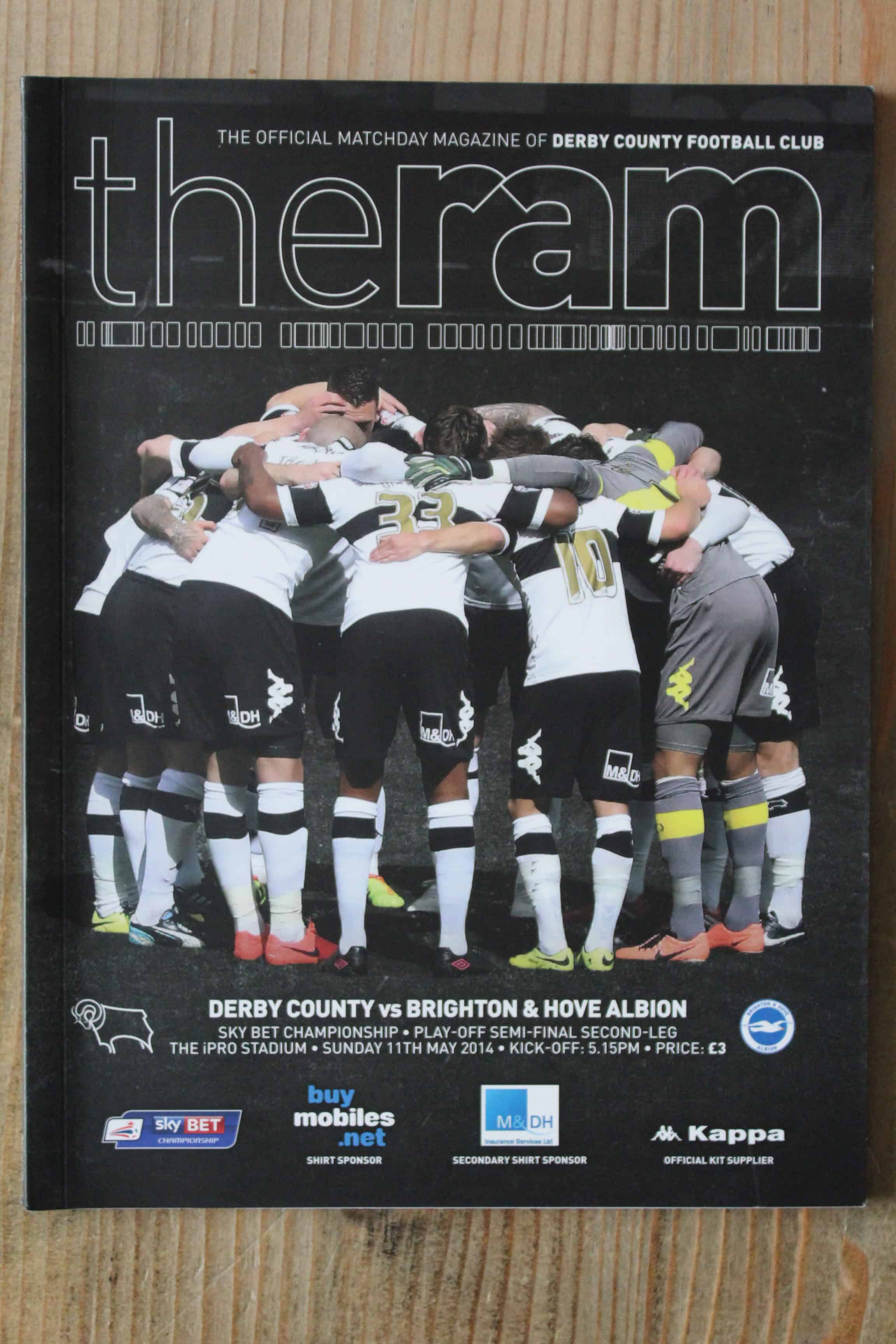 Derby County FC v Brighton & Hove Albion FC