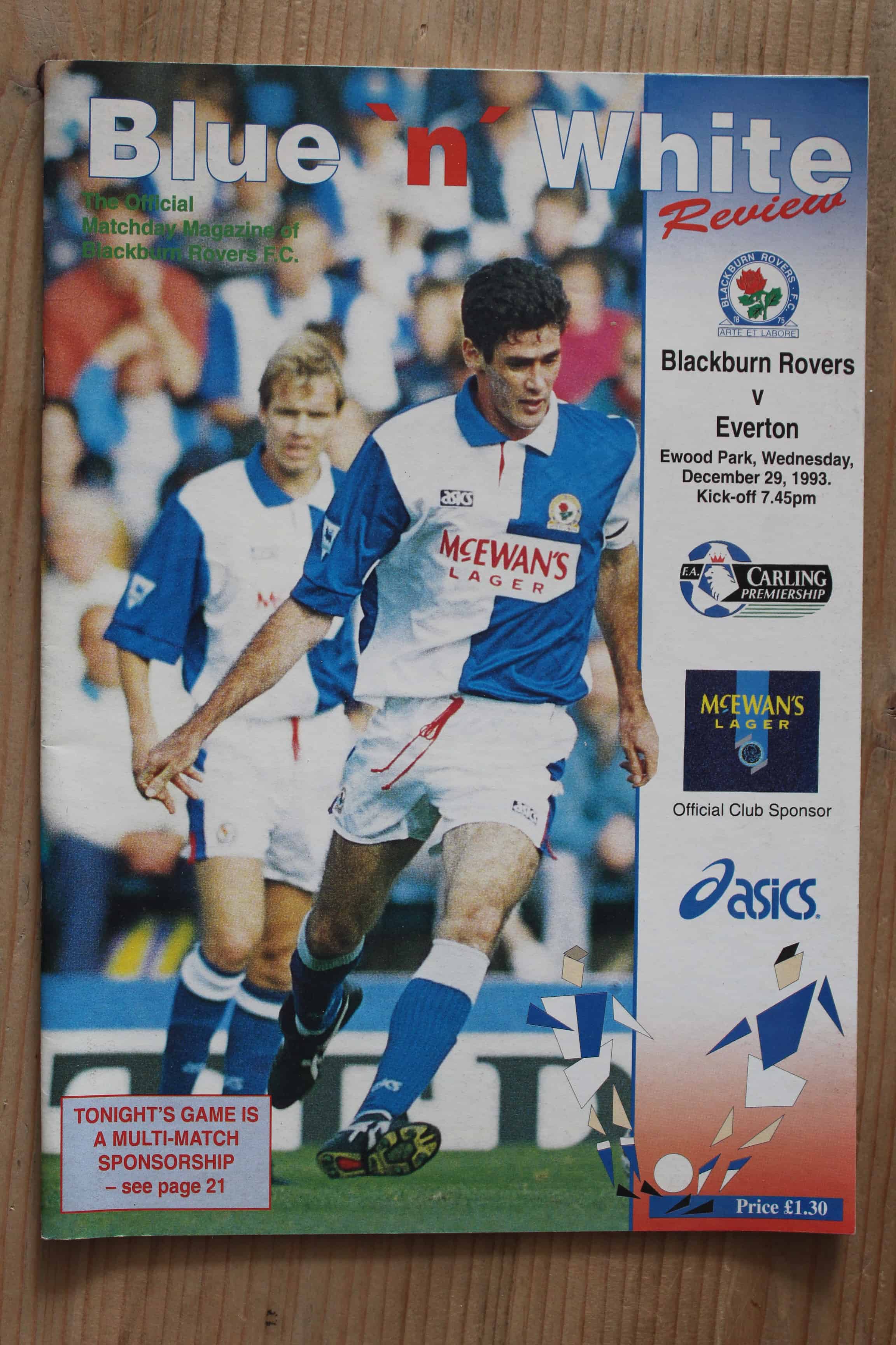 Blackburn Rovers FC v Everton FC