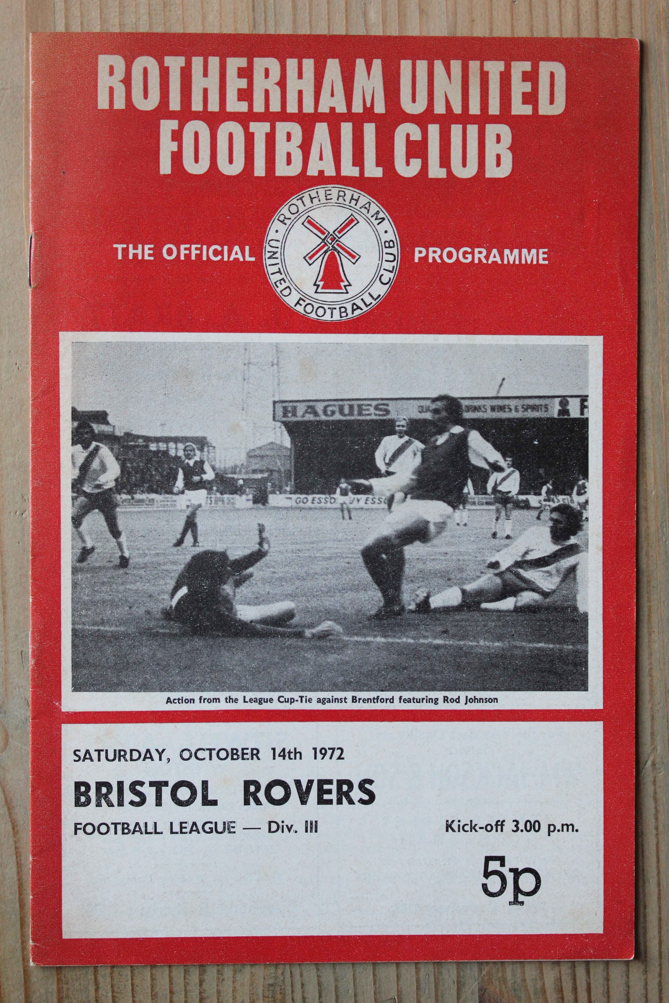 Rotherham United FC v Bristol Rovers FC