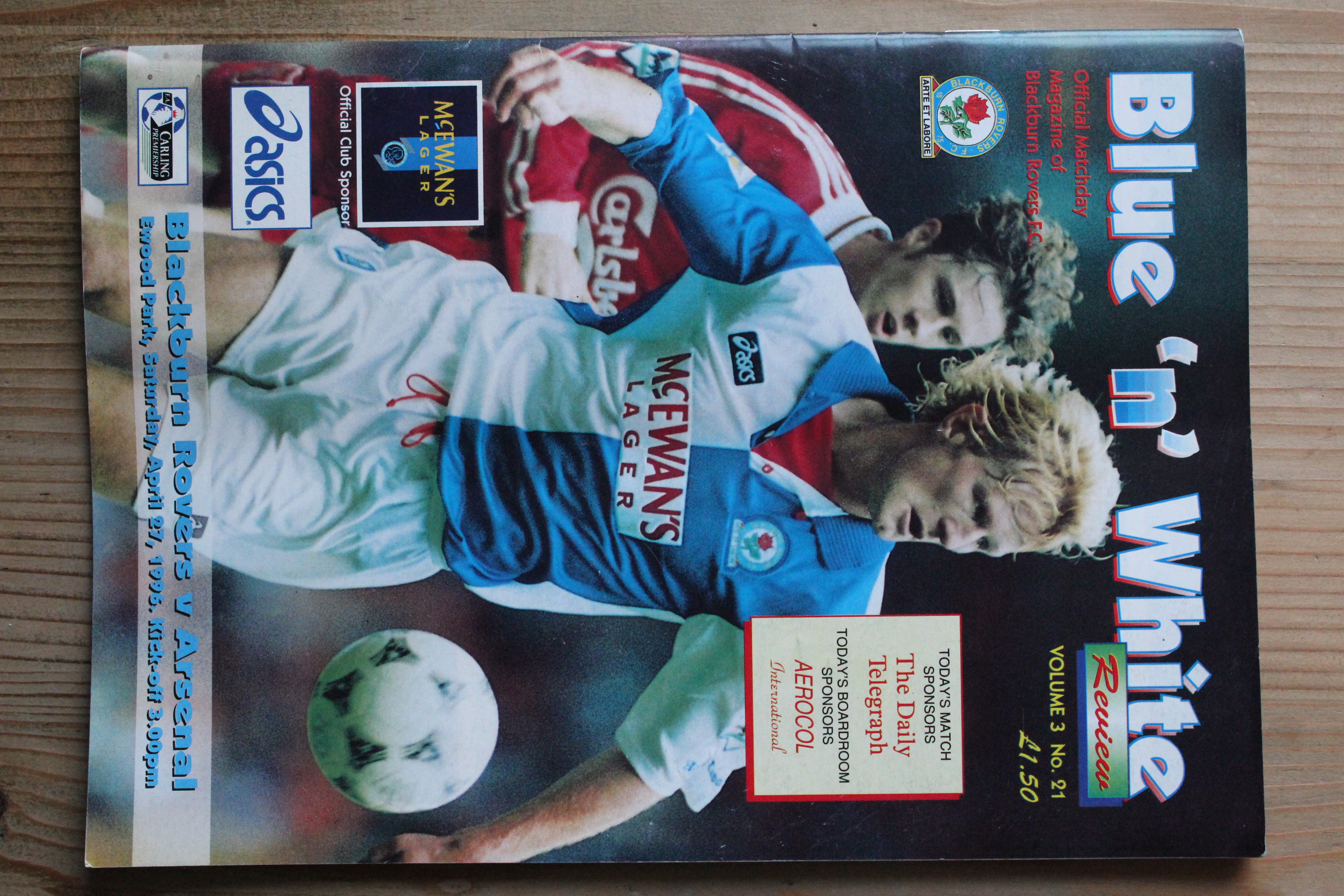 Blackburn Rovers FC v Arsenal FC