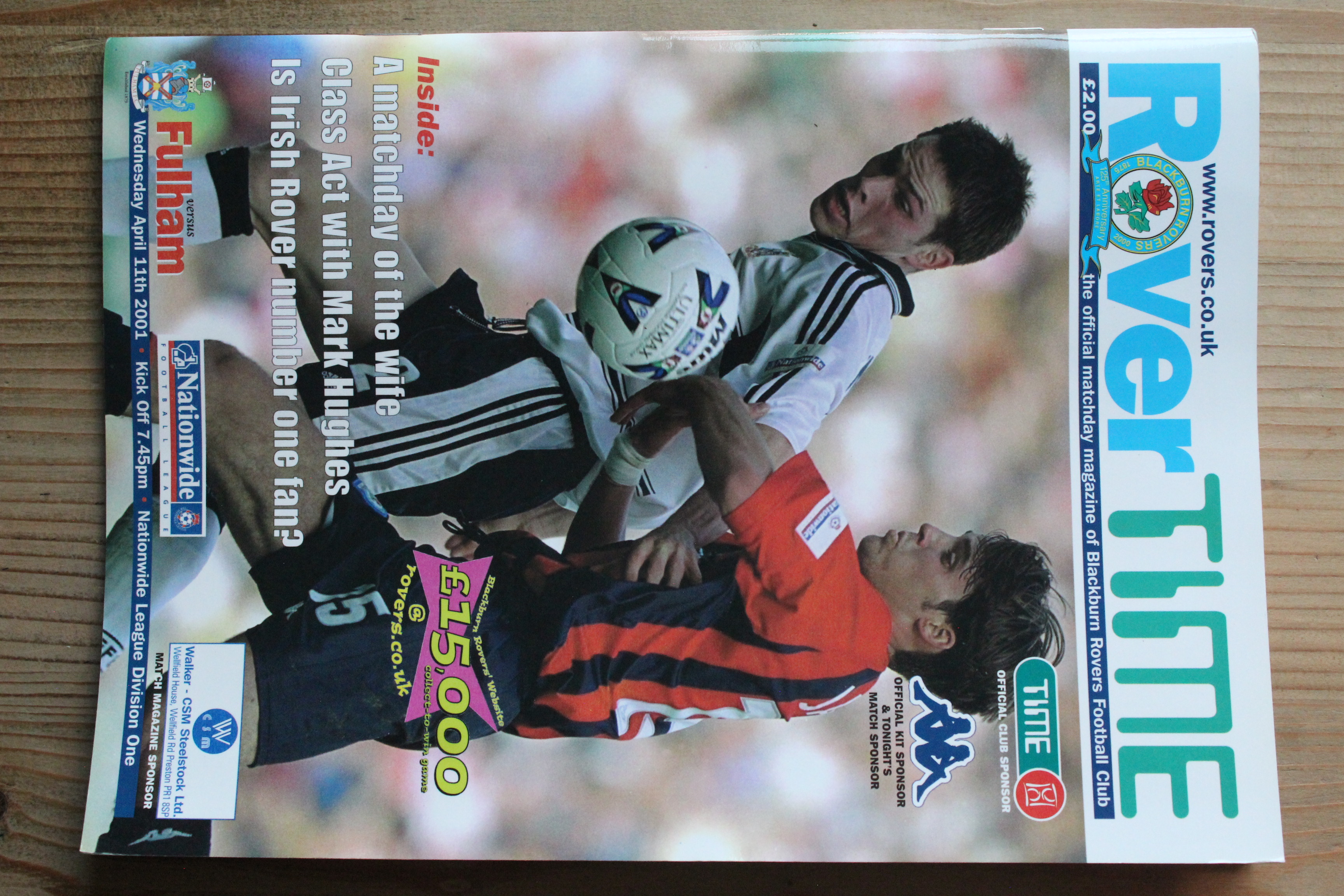 Blackburn Rovers FC v Fulham FC