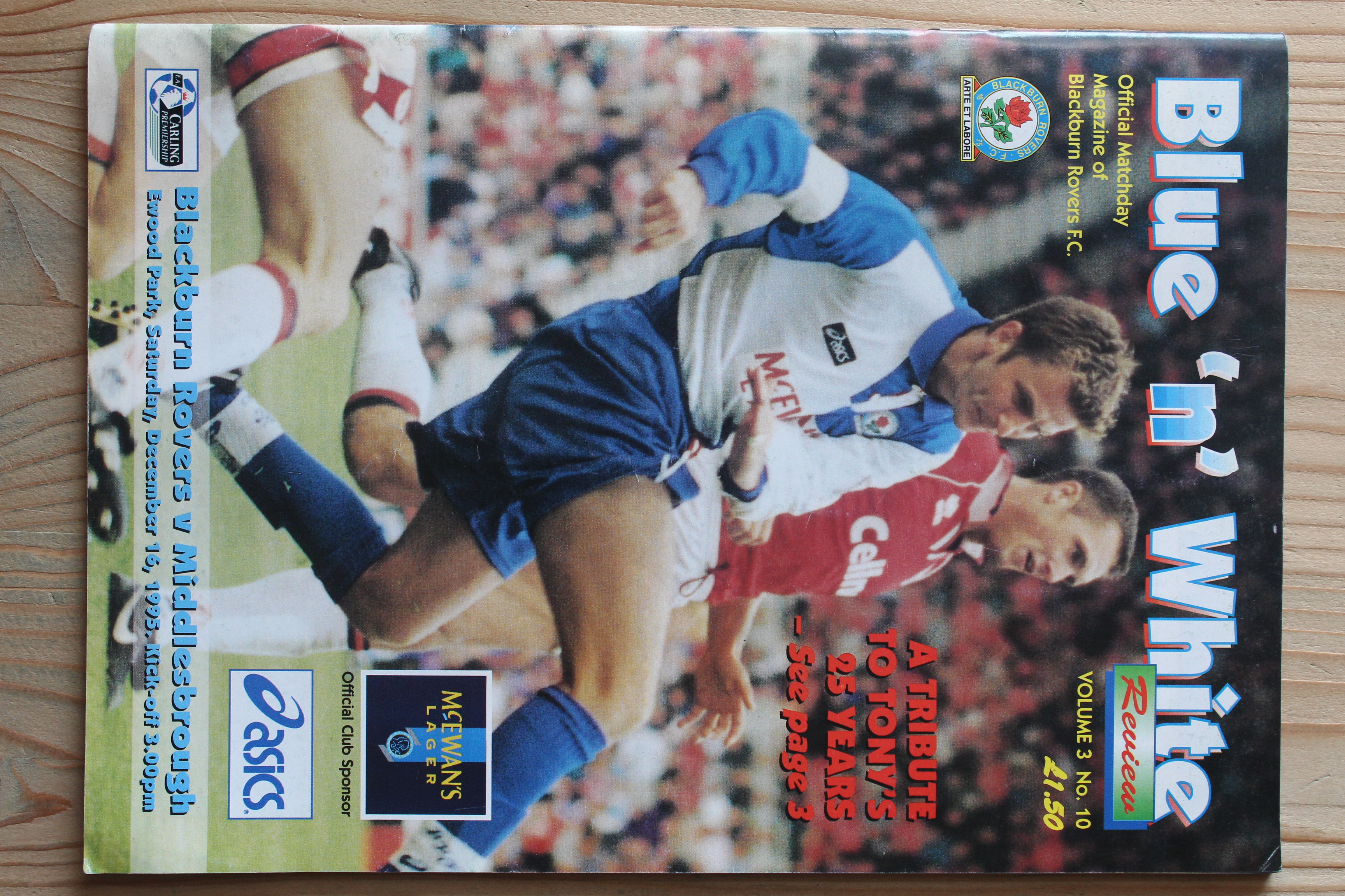 Blackburn Rovers FC v Middlesbrough FC