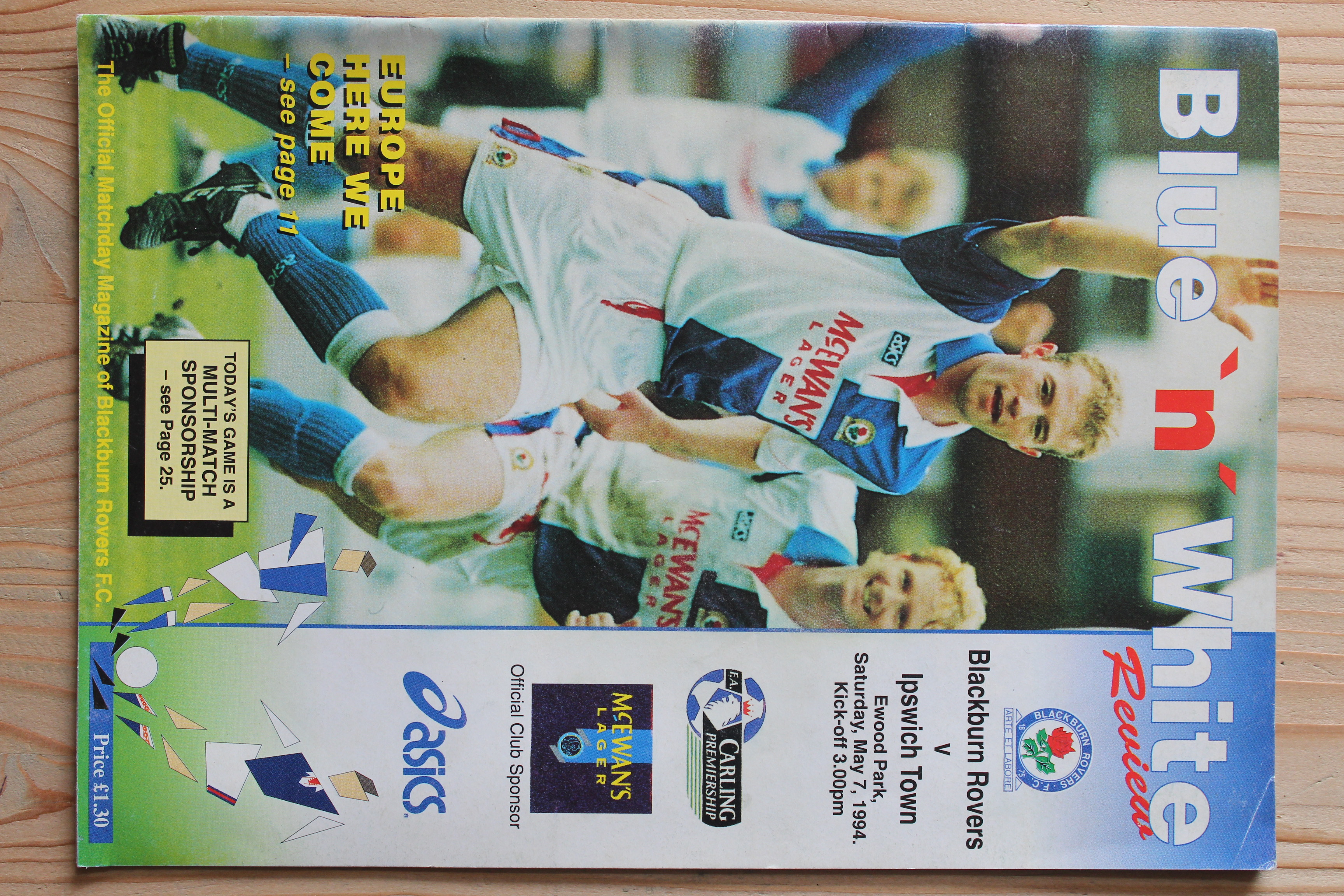 Blackburn Rovers FC v Ipswich Town FC