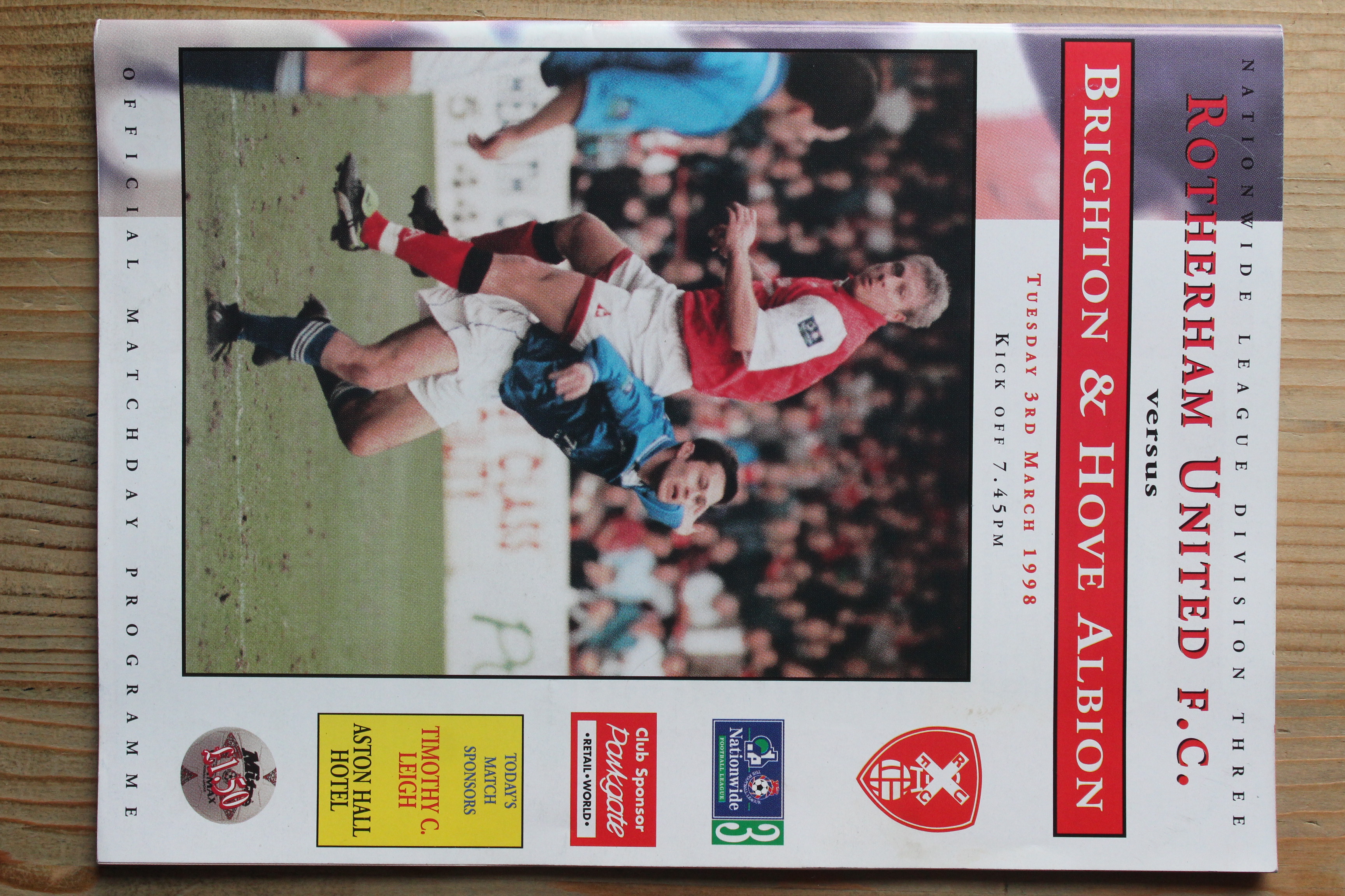 Rotherham United FC v Brighton & Hove Albion FC