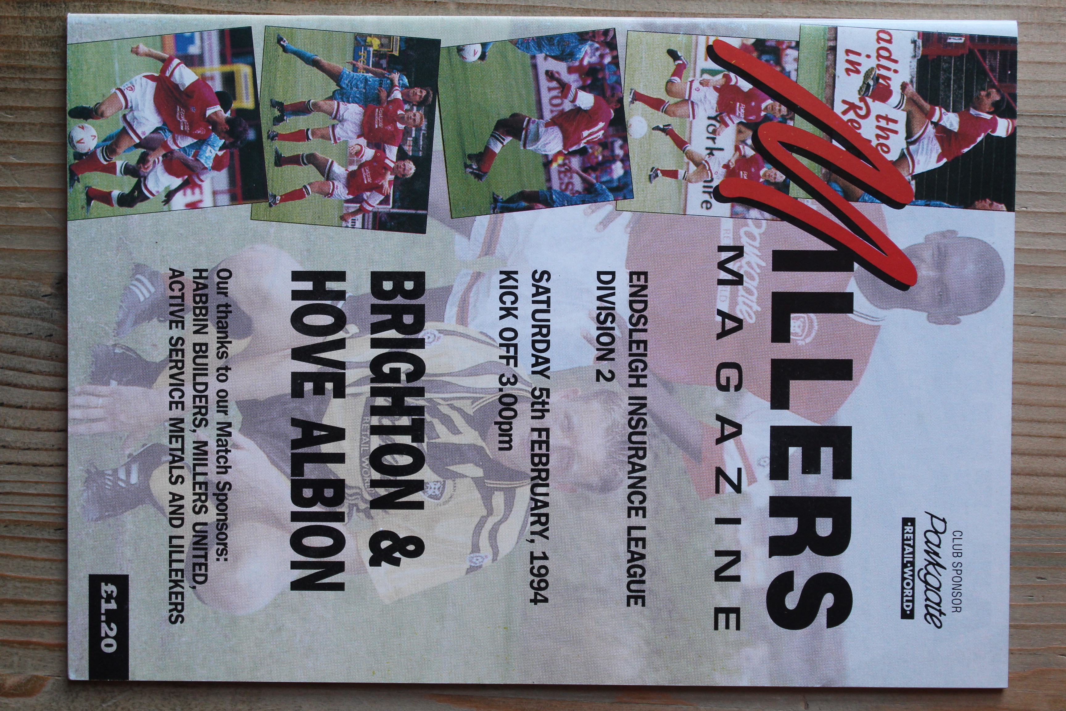 Rotherham United FC v Brighton & Hove Albion FC