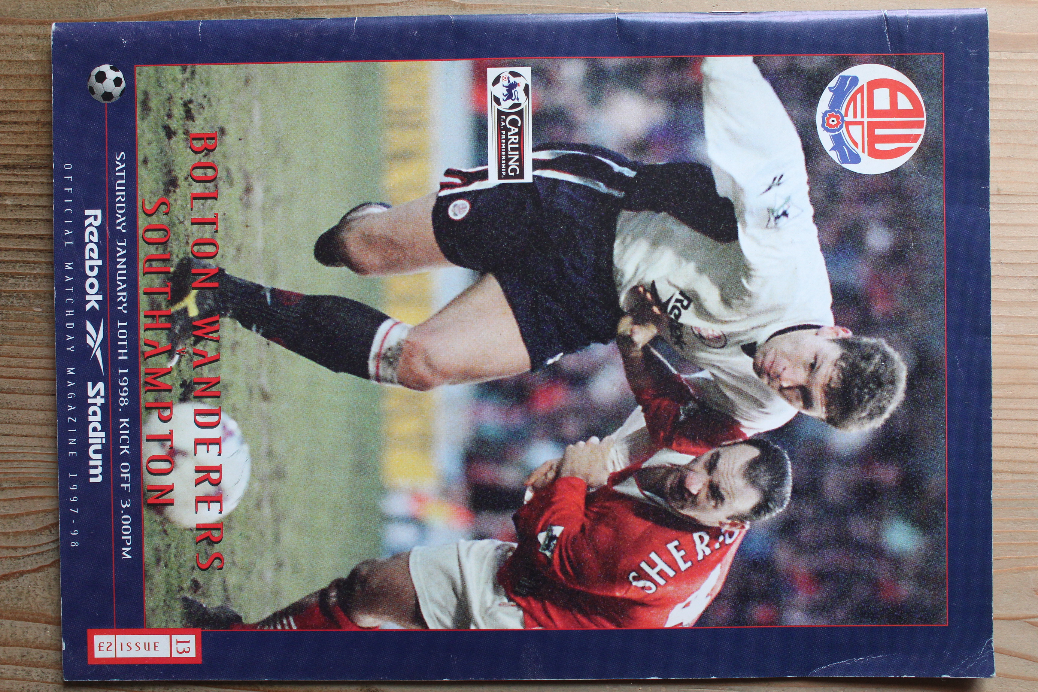 Bolton Wanderers FC v Southampton FC