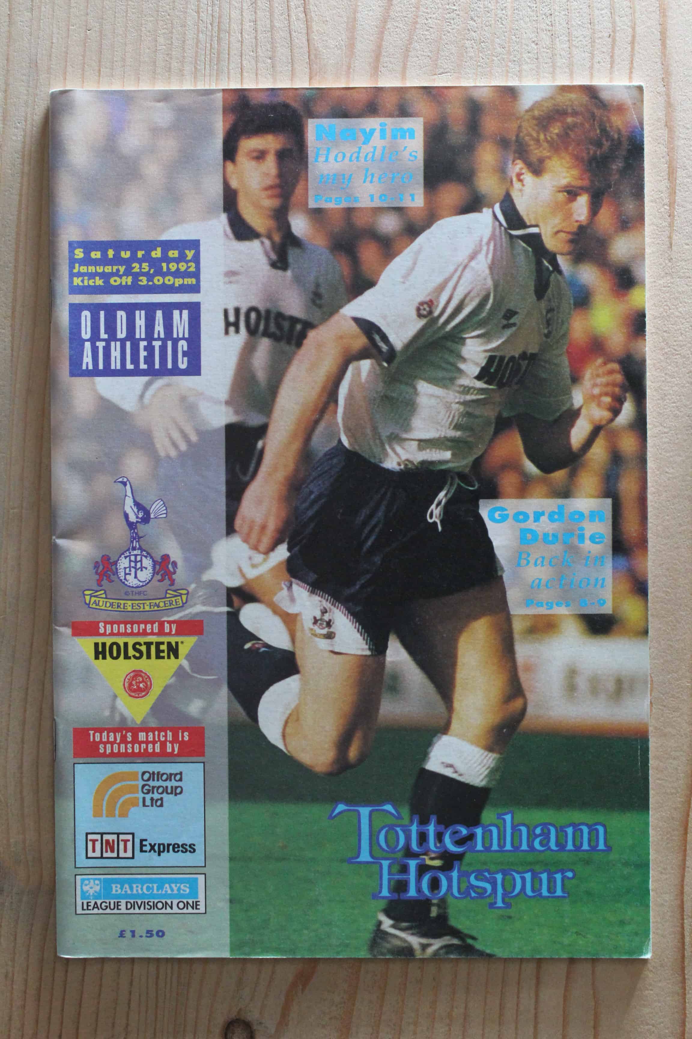 Tottenham Hotspur FC v Oldham Athletic FC