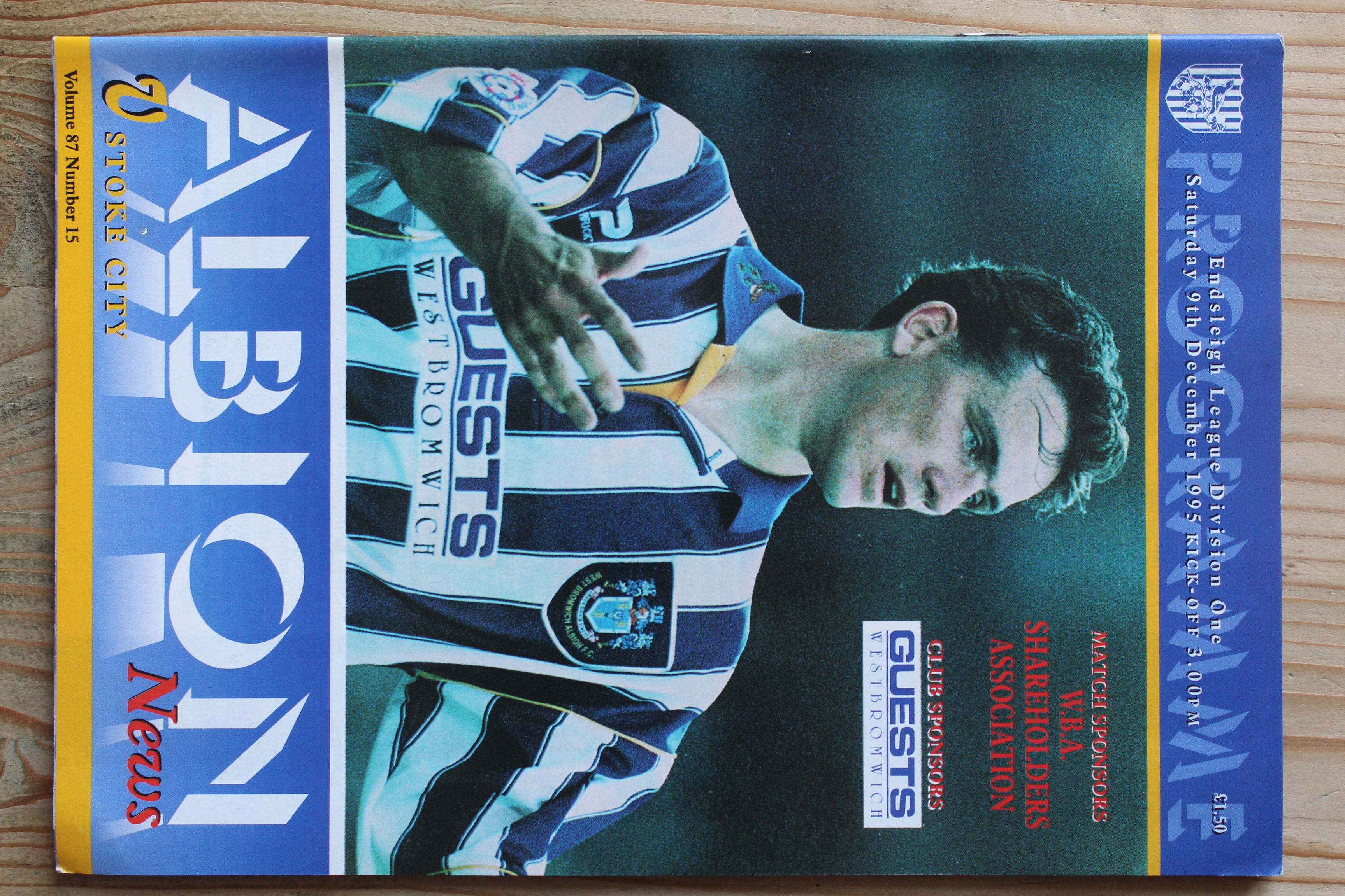 West Bromwich Albion FC  v Stoke City FC