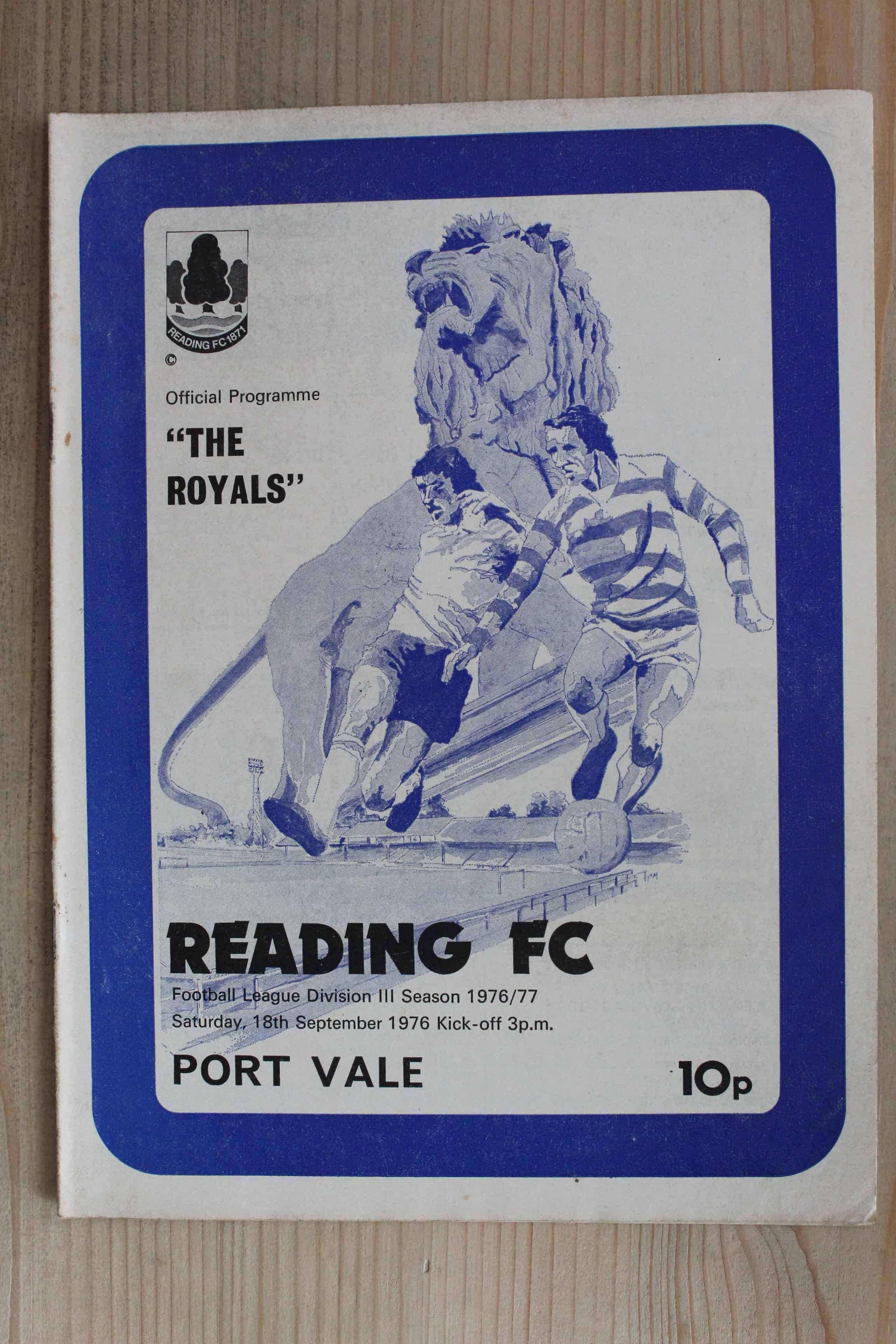 Reading FC v Port Vale FC