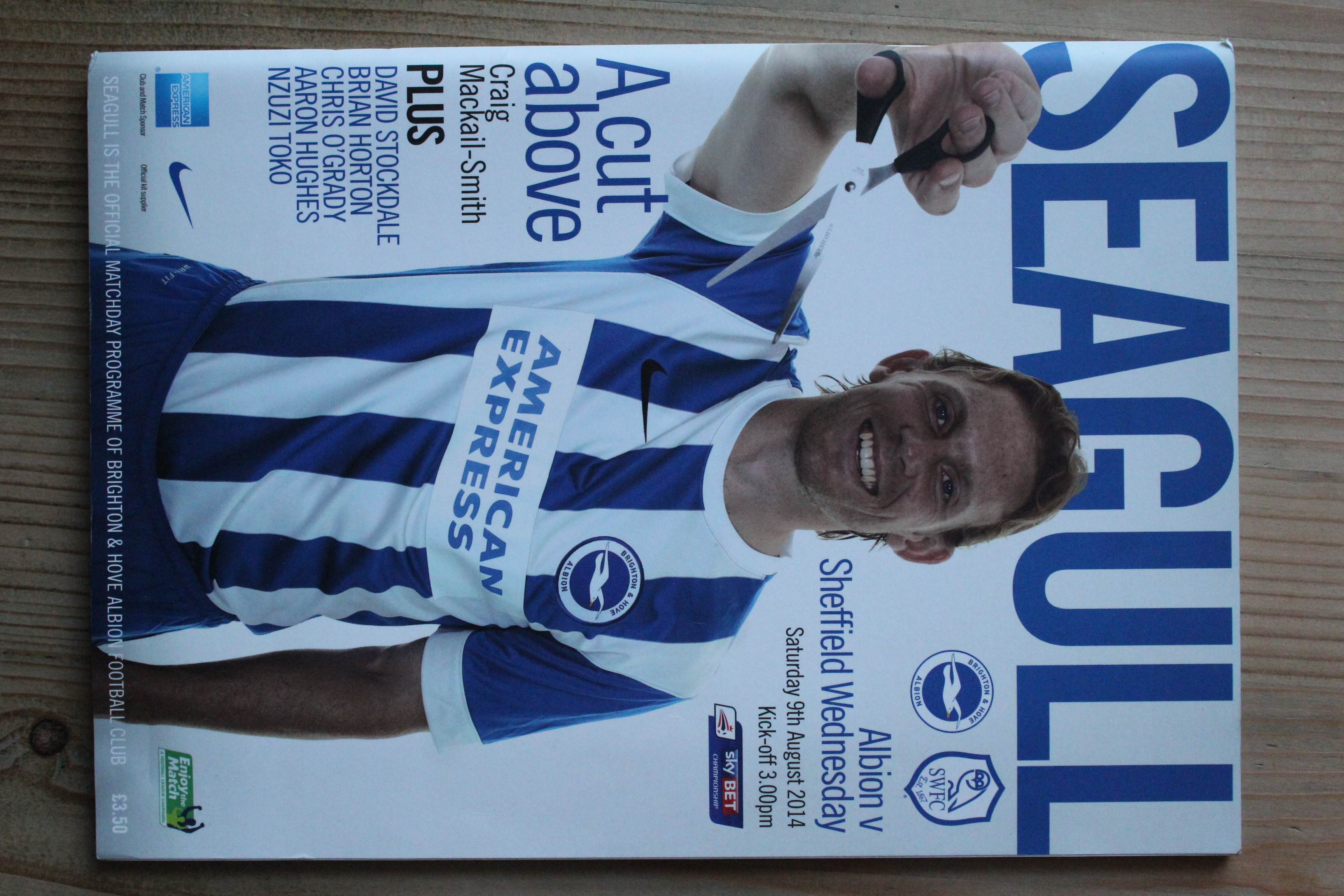Brighton & Hove Albion FC v Sheffield Wednesday FC 
