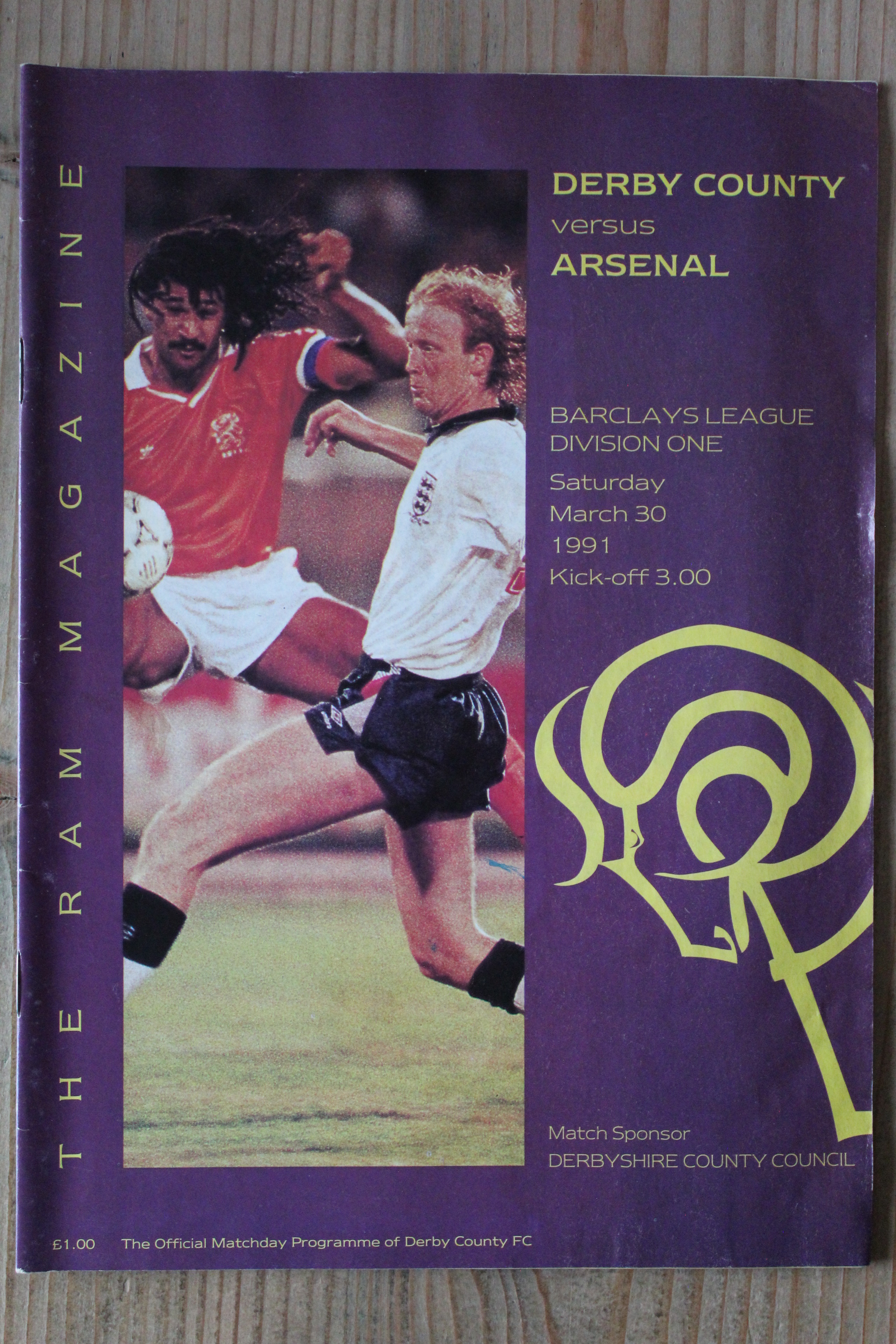 Derby County FC v Arsenal FC