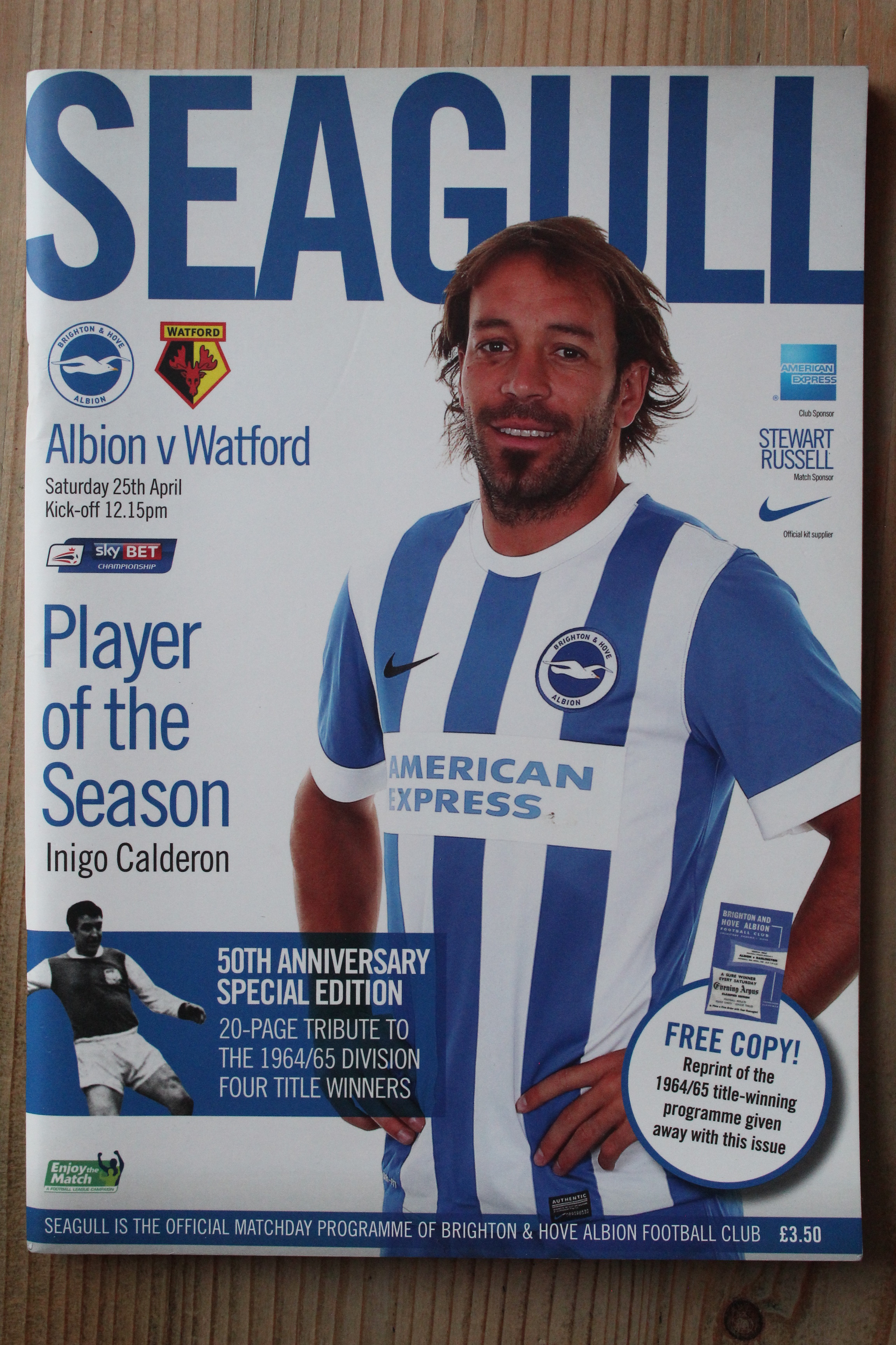 Brighton & Hove Albion FC v Watford FC