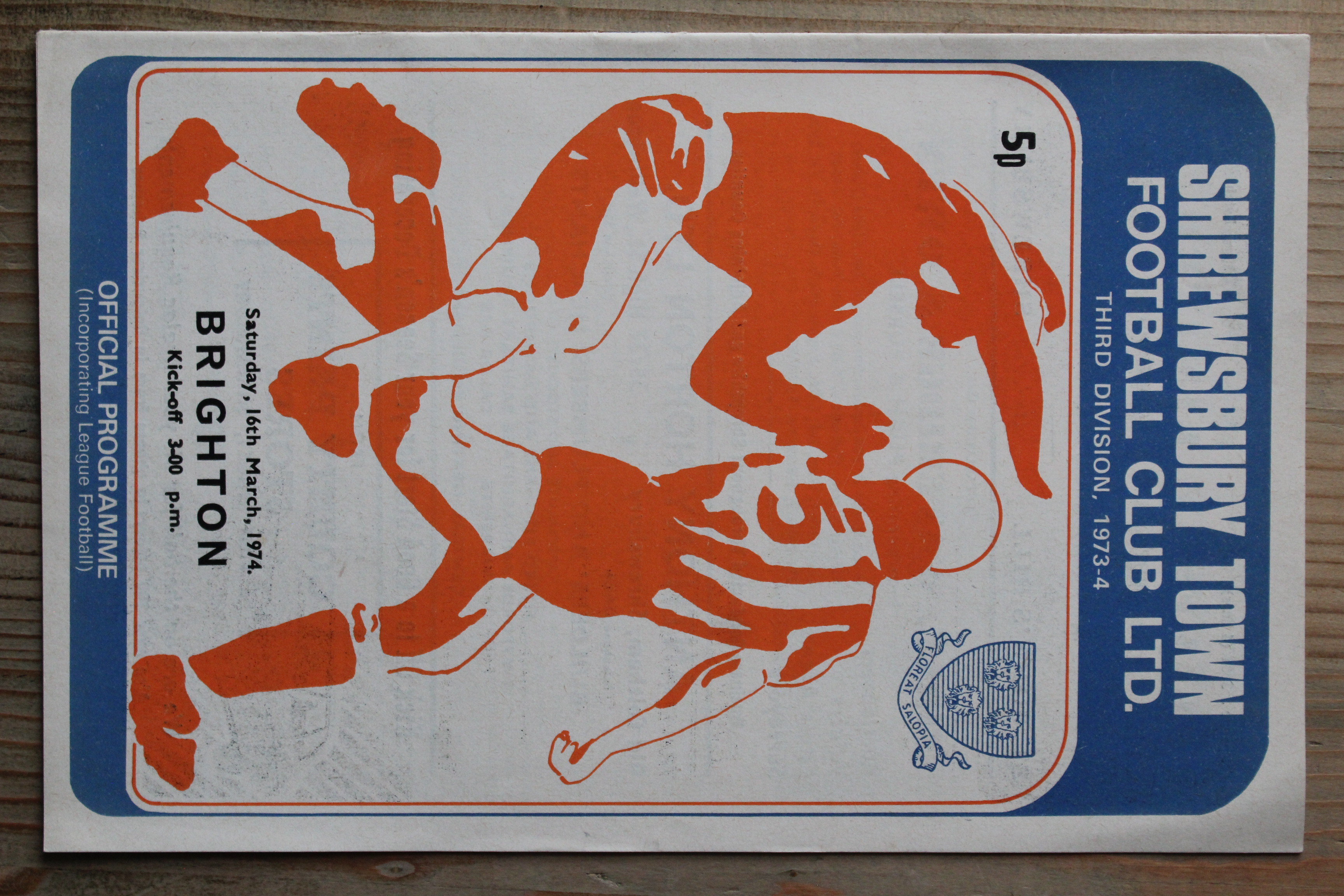 Shrewsbury Town FC v Brighton & Hove Albion FC