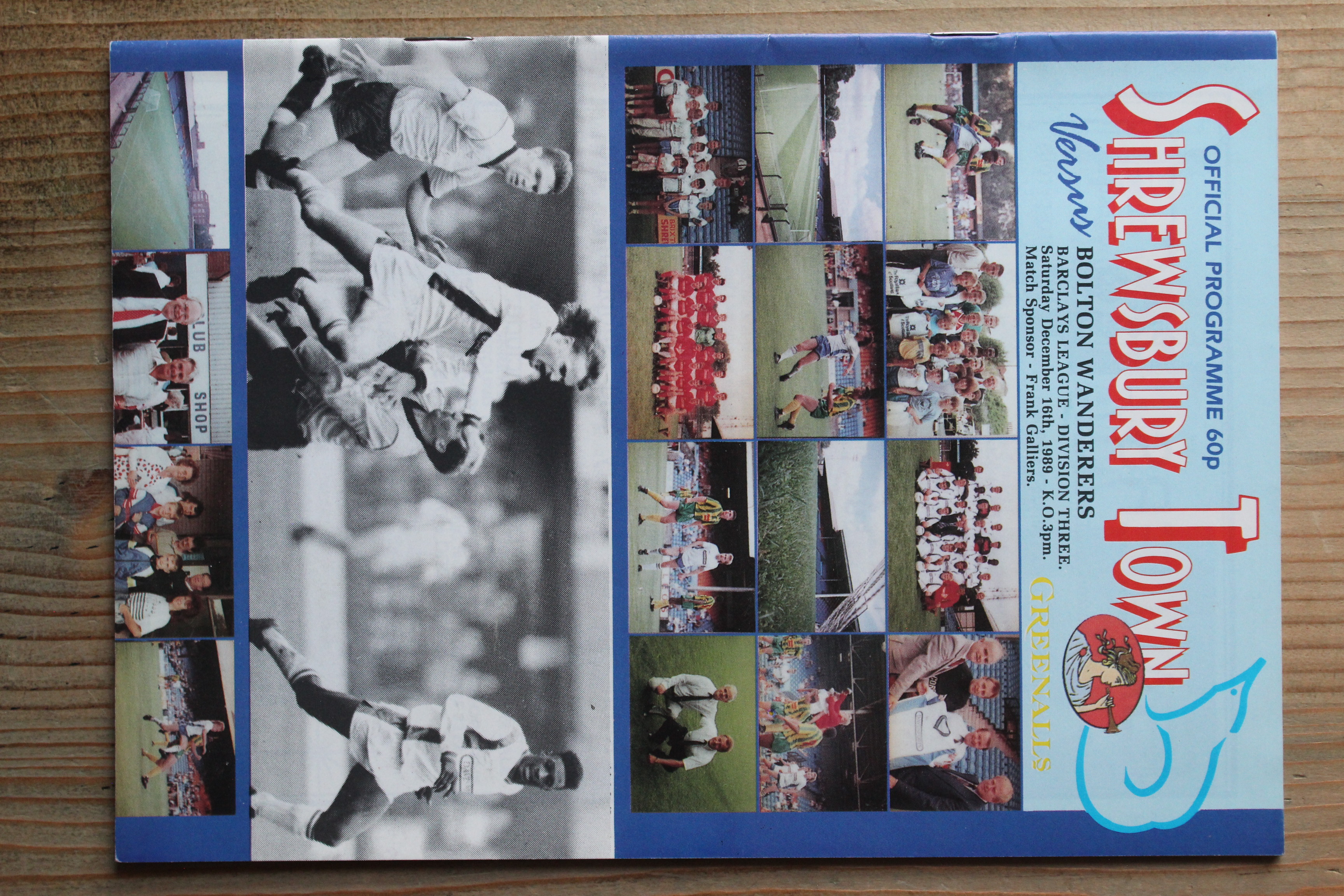 Shrewsbury Town FC v Bolton Wanderers FC