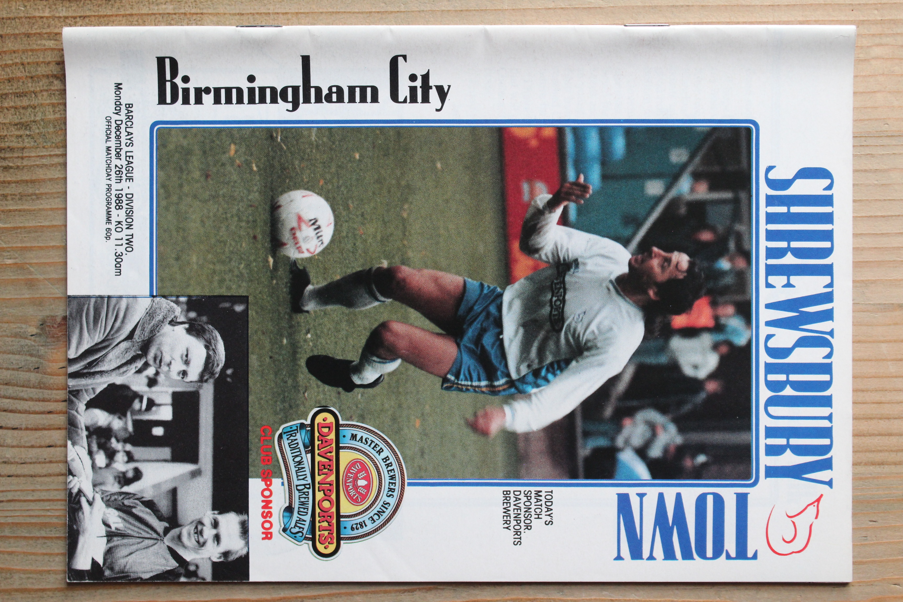 Shrewsbury Town FC v Birmingham City FC